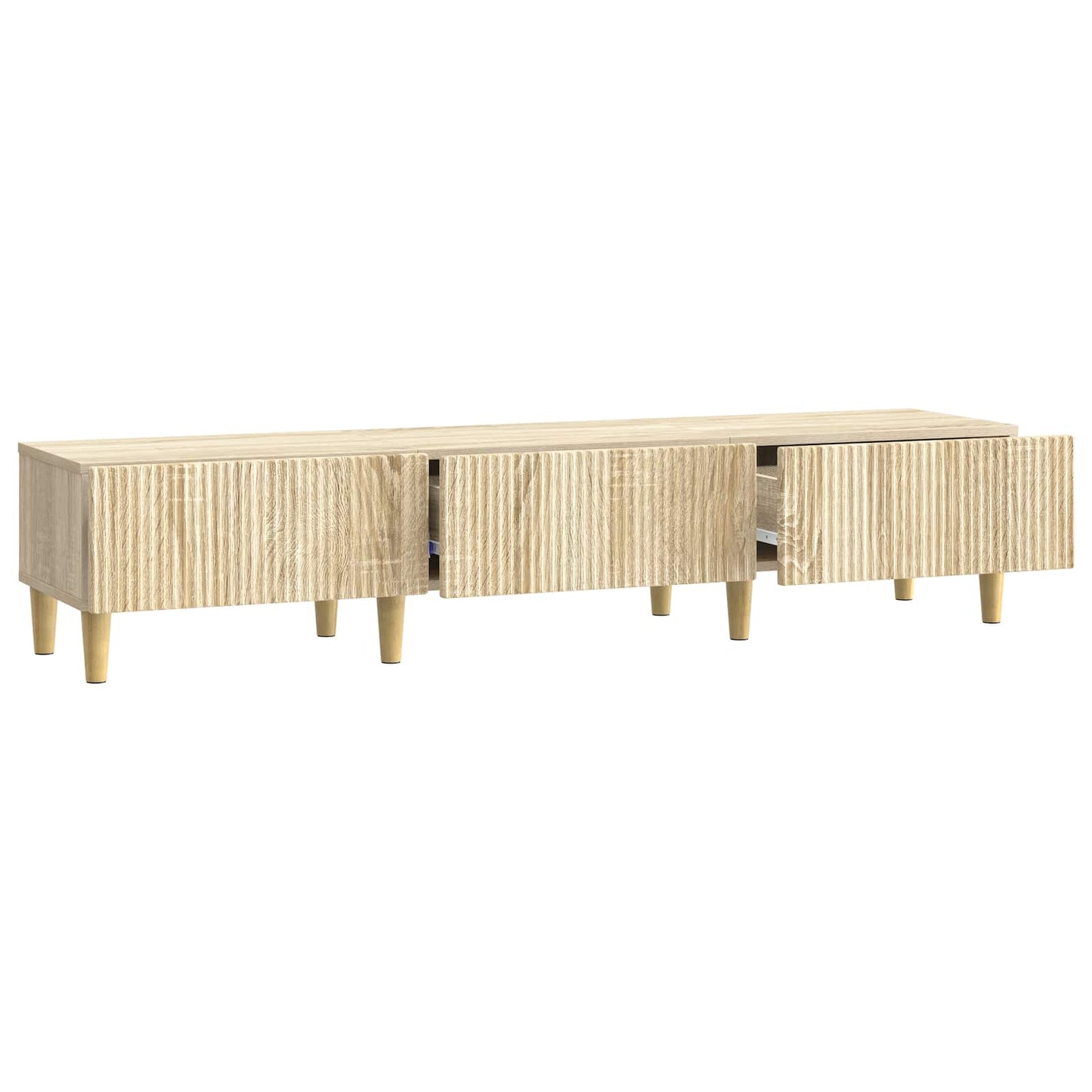 vidaXL Ντουλάπι TV Sonoma Δρυς 147 x 34,5 x 30 εκ Επεξεργασμένο Ξύλο