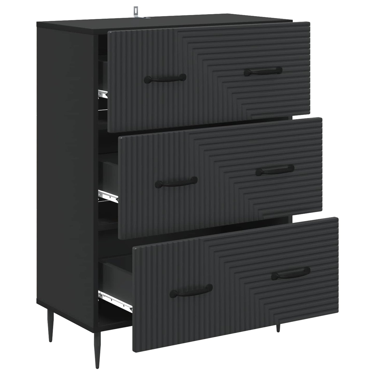 vidaXL Ντουλάπι με Συρτάρια 66 x 34,5 x 89,5 εκ Επεξεργασμένο Ξύλο