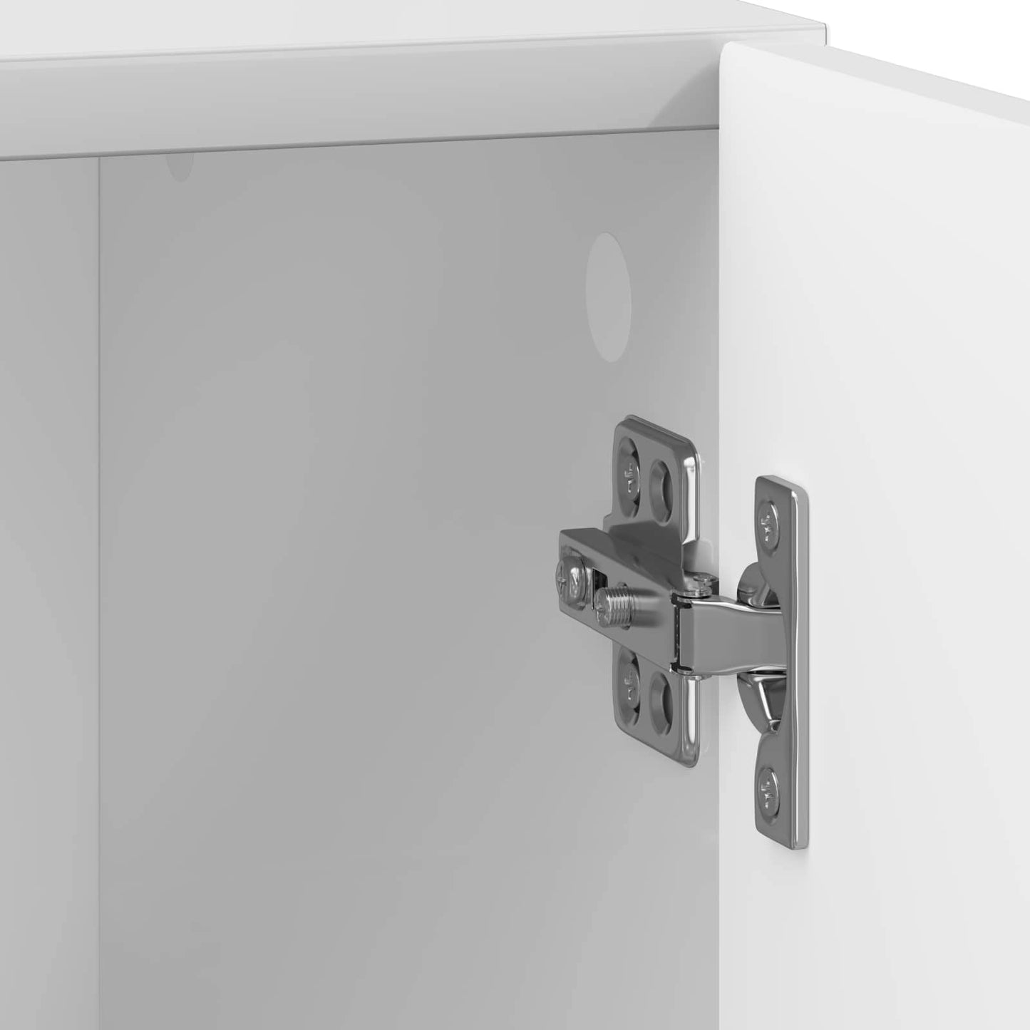 vidaXL Κομοδίνο 2 τμχ. Γυαλιστερό Λευκό 43 x 34,5 x 47 εκ.