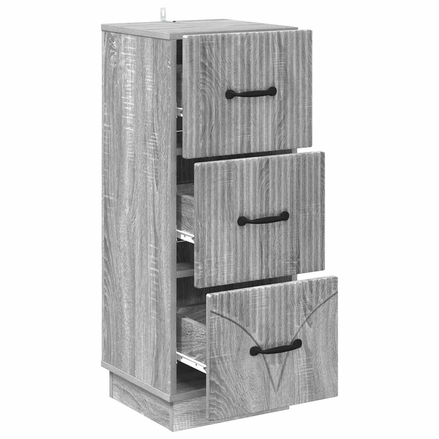 vidaXL Ντουλάπι με Συρτάρια 33 x 34,5 x 87 εκ. Επεξεργασμένο Ξύλο