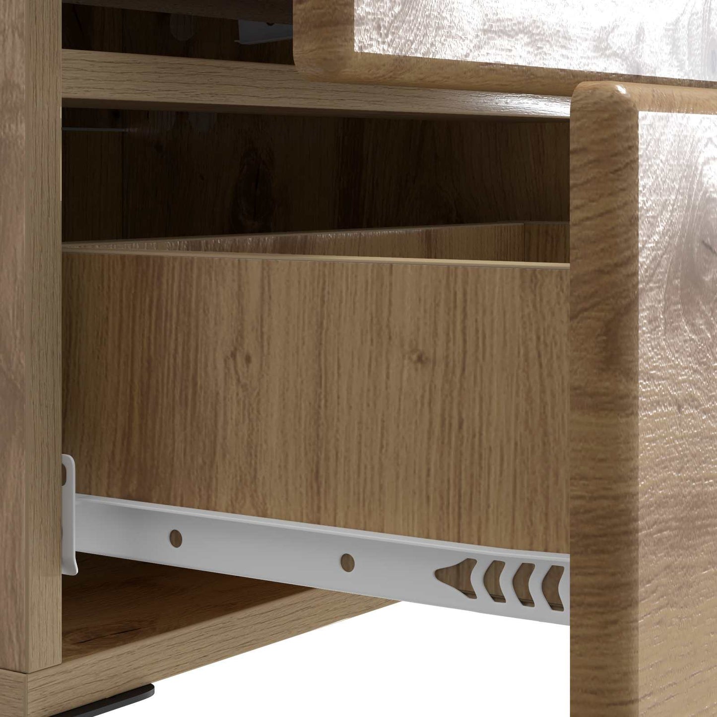 vidaXL Κομοδίνο 2 τμχ. Artisan Δρυς 43 x 34,5 x 47,5 εκ