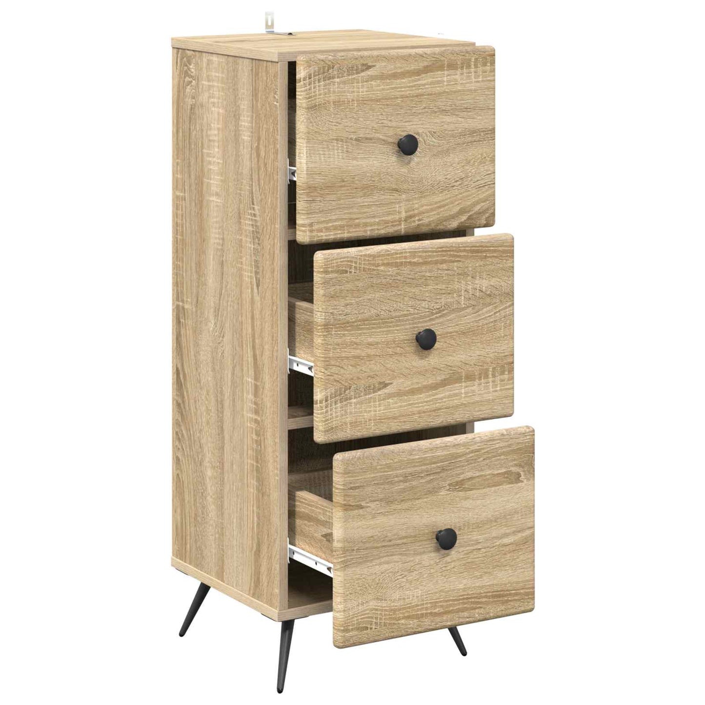 vidaXL Ντουλάπι με Συρτάρια Sonoma Δρυς 33 x 34,5 x 90 εκ