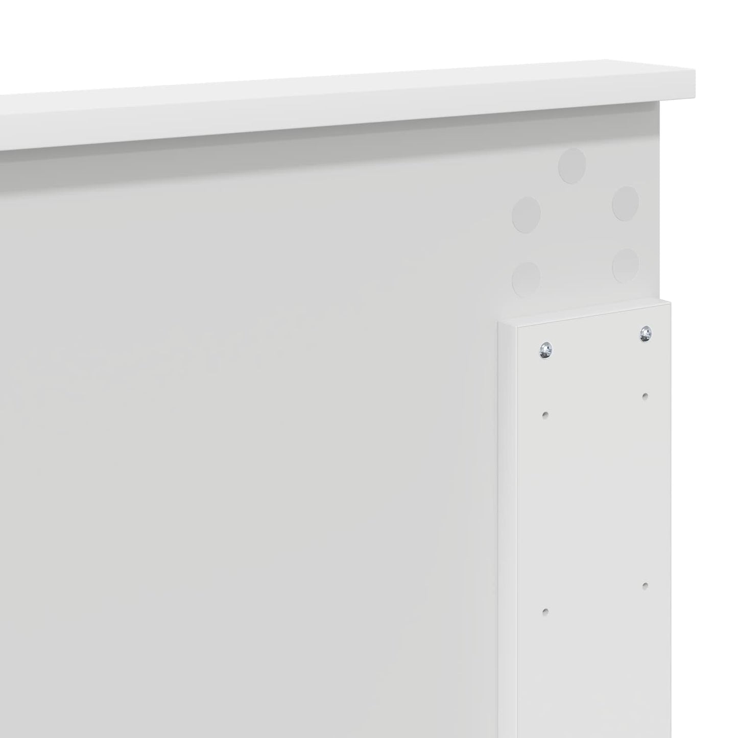 vidaXL Σκελετός Κρεβατιού Λευκό 150 x 200 cm Στερεά ξυλεία πεύκου