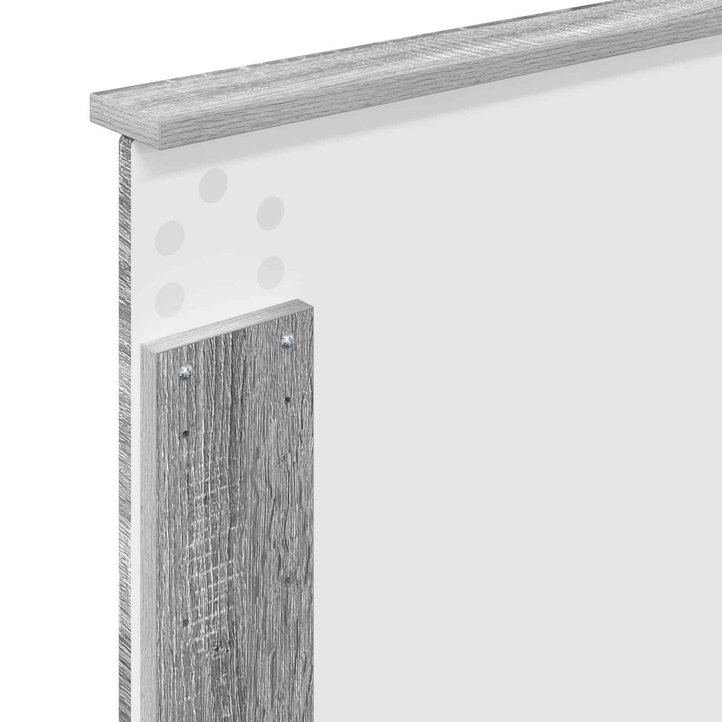 vidaXL Σκελετός Κρεβατιού Γκρι Sonoma 90 x 200 cm Επεξεργασμένο Ξύλο