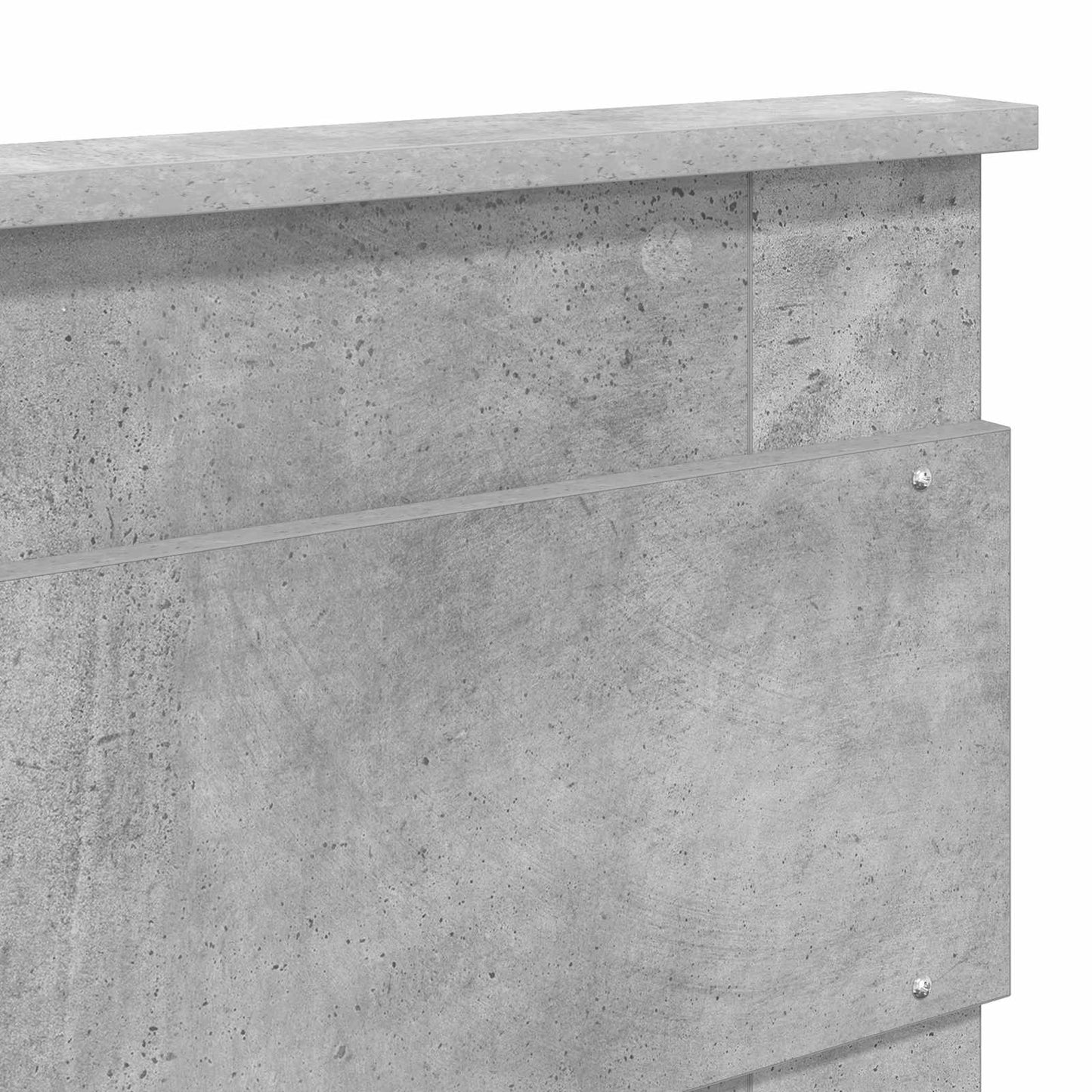 vidaXL Σκελετός Κρεβατιού Σκυρόδεμα 140 x 200 cm Στερεά ξυλεία πεύκου