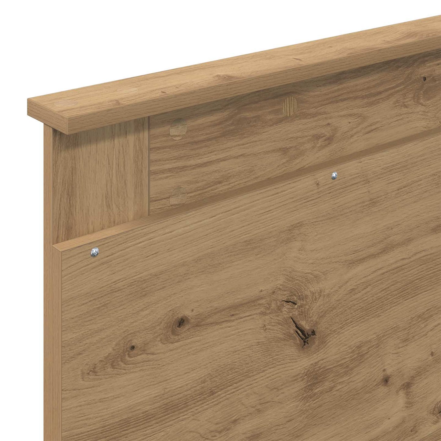 vidaXL Σκελετός Κρεβατιού Artisan Oak 100 x 200 cm Επεξεργασμένο Ξύλο