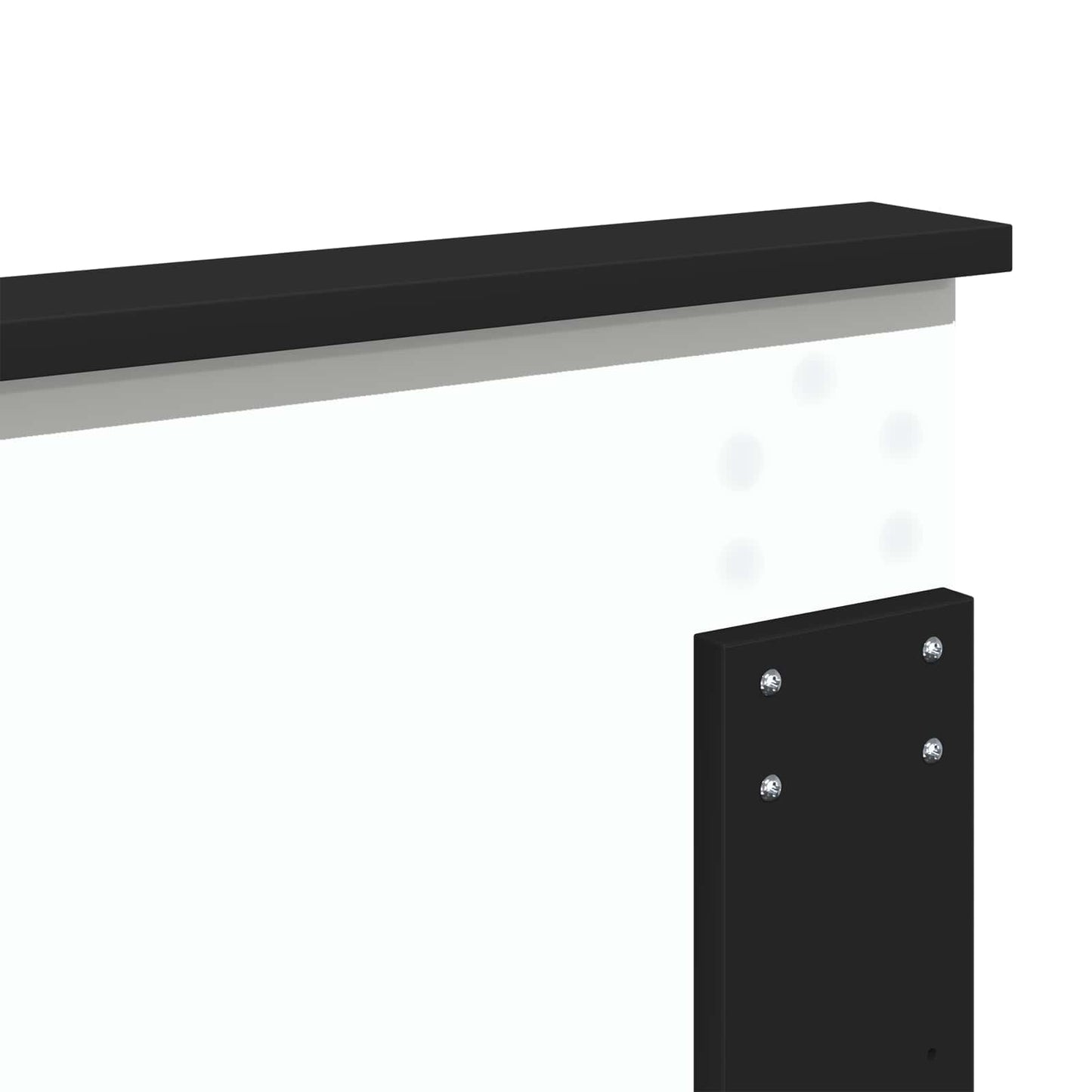 vidaXL Σκελετός Κρεβατιού Μαύρο 160 x 200 cm Στερεά ξυλεία πεύκου