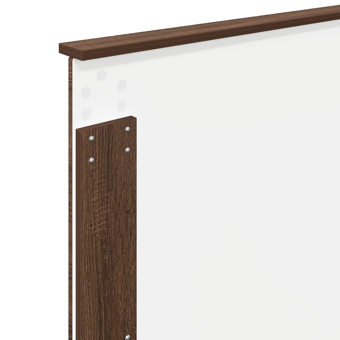 vidaXL Σκελετός Κρεβατιού Καφέ δρυς 100 x 200 cm Στερεά ξυλεία πεύκου