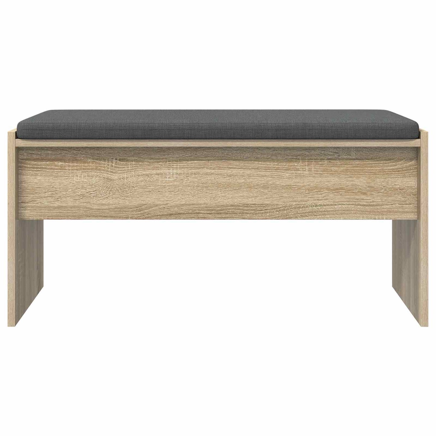 vidaXL Παγκάκι Χαλωρίου με μαξιλάρι Δρύς Sonoma 83 x 38 x 40 εκ