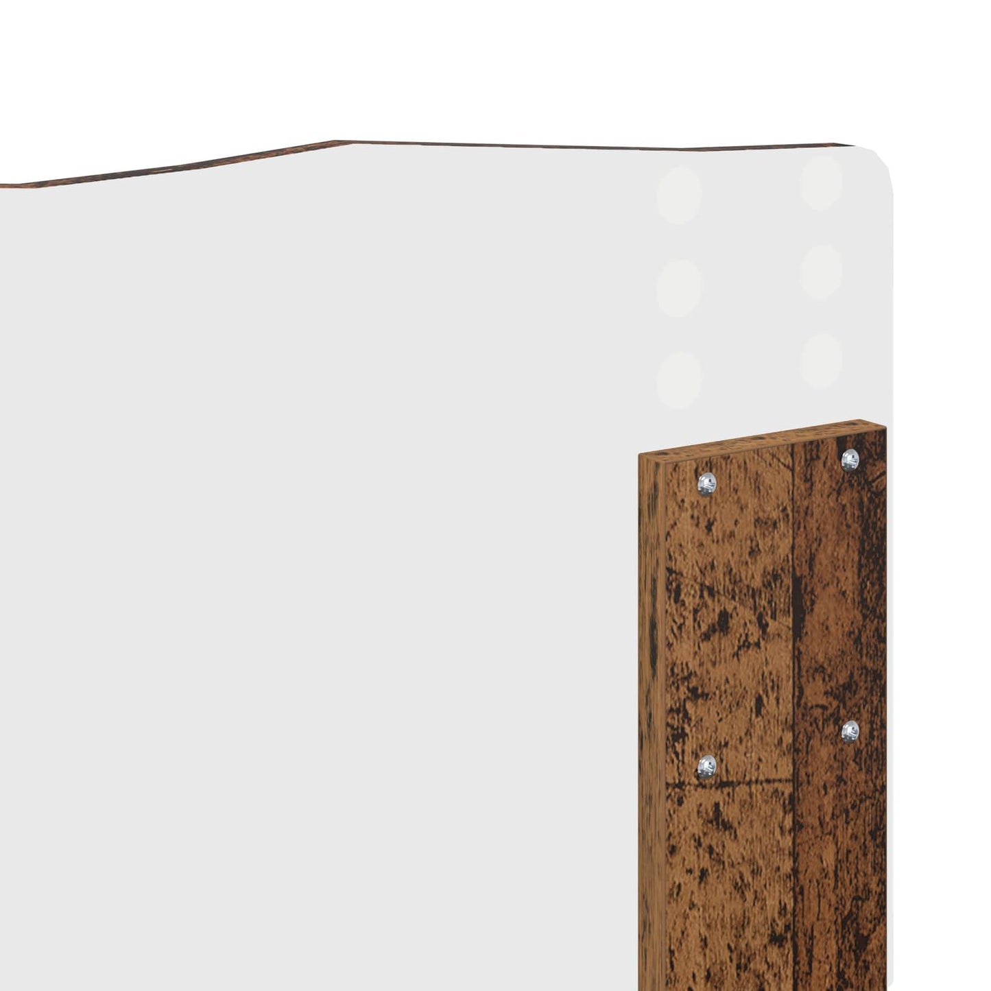 vidaXL Σκελετός Κρεβατιού Παλιό ξύλο 135 x 190 cm Στερεά ξυλεία πεύκου