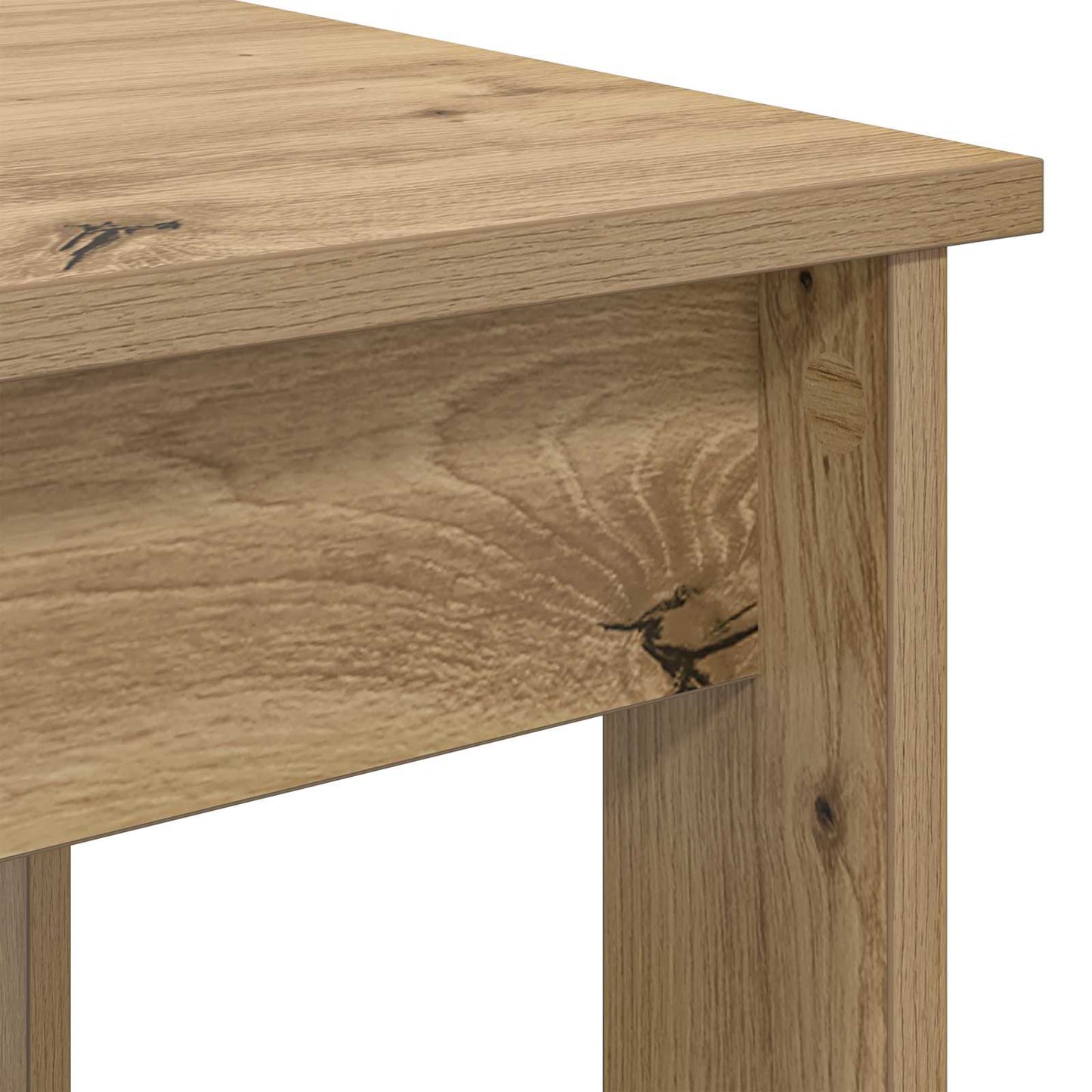 vidaXL Σετ Τραπεζιού Για Καφέ 2 τμχ. Artisan Oak 50 x 52 x 42 εκ