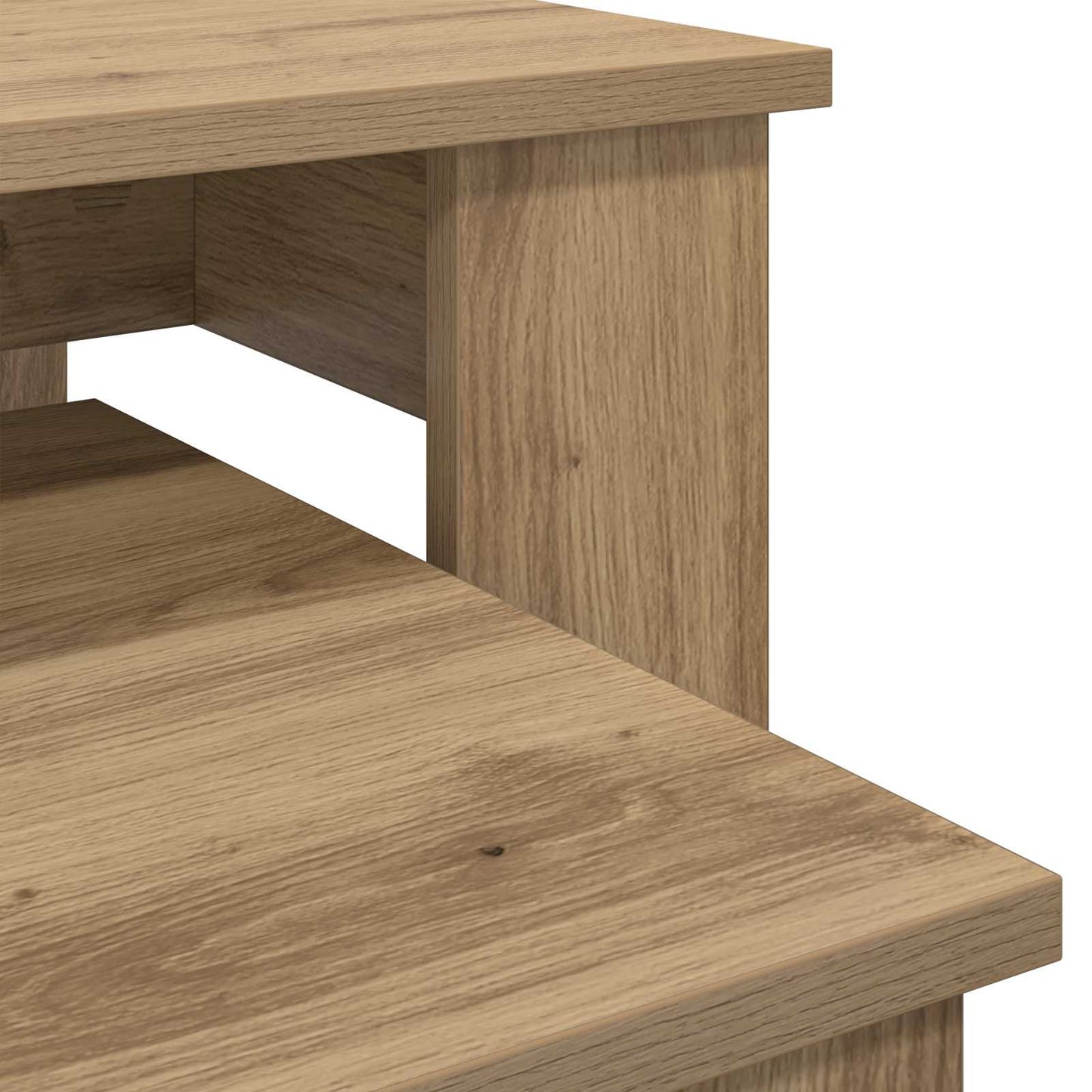 vidaXL Σετ Τραπεζιού Για Καφέ 2 τμχ. Artisan Oak 100 x 50 x 42 εκ