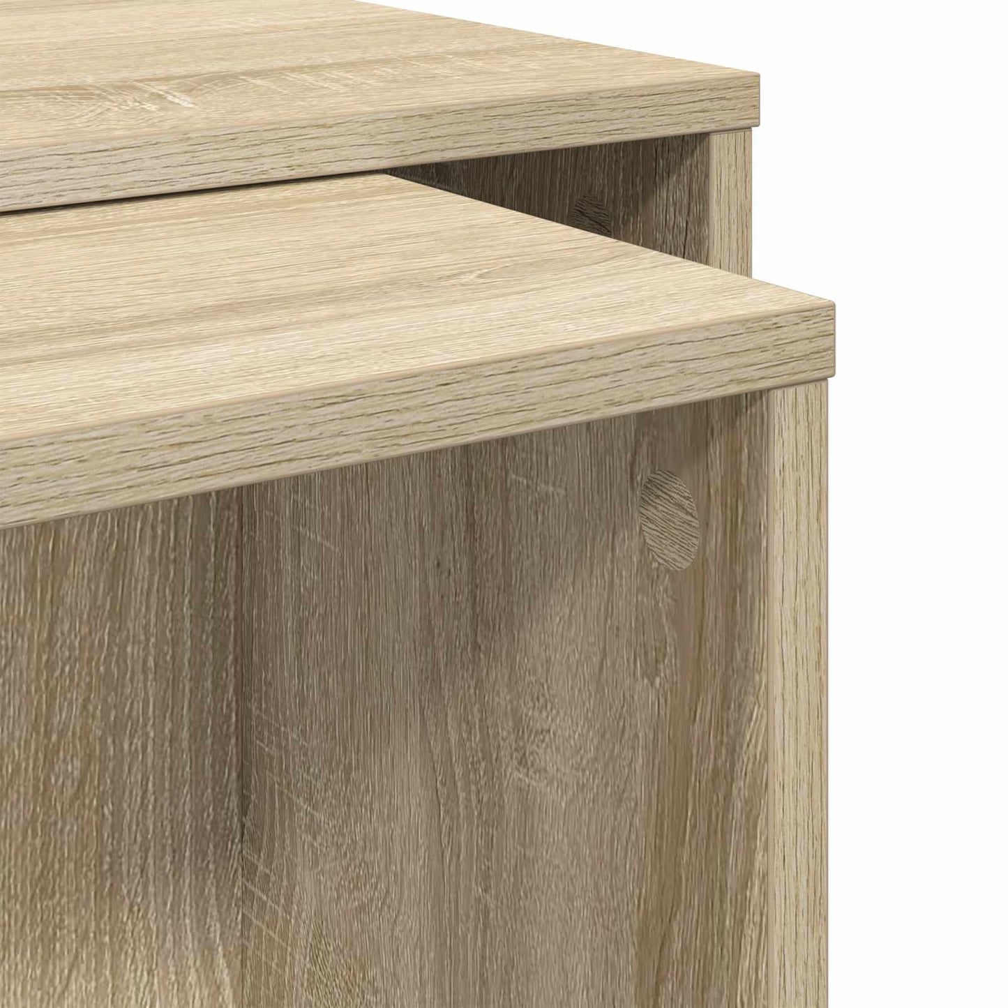 vidaXL Σετ Τραπεζιού Για Καφέ 2 pcs Δρύς Sonoma Επεξεργασμένο ξύλο