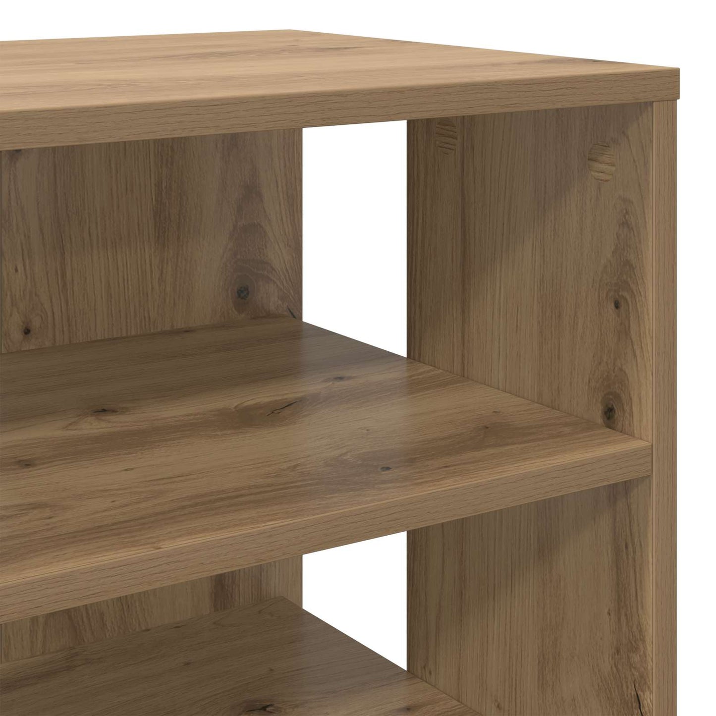 vidaXL Ντουλάπα Παπουτσιών 2 pcs Artisan Oak Επεξεργασμένο ξύλο