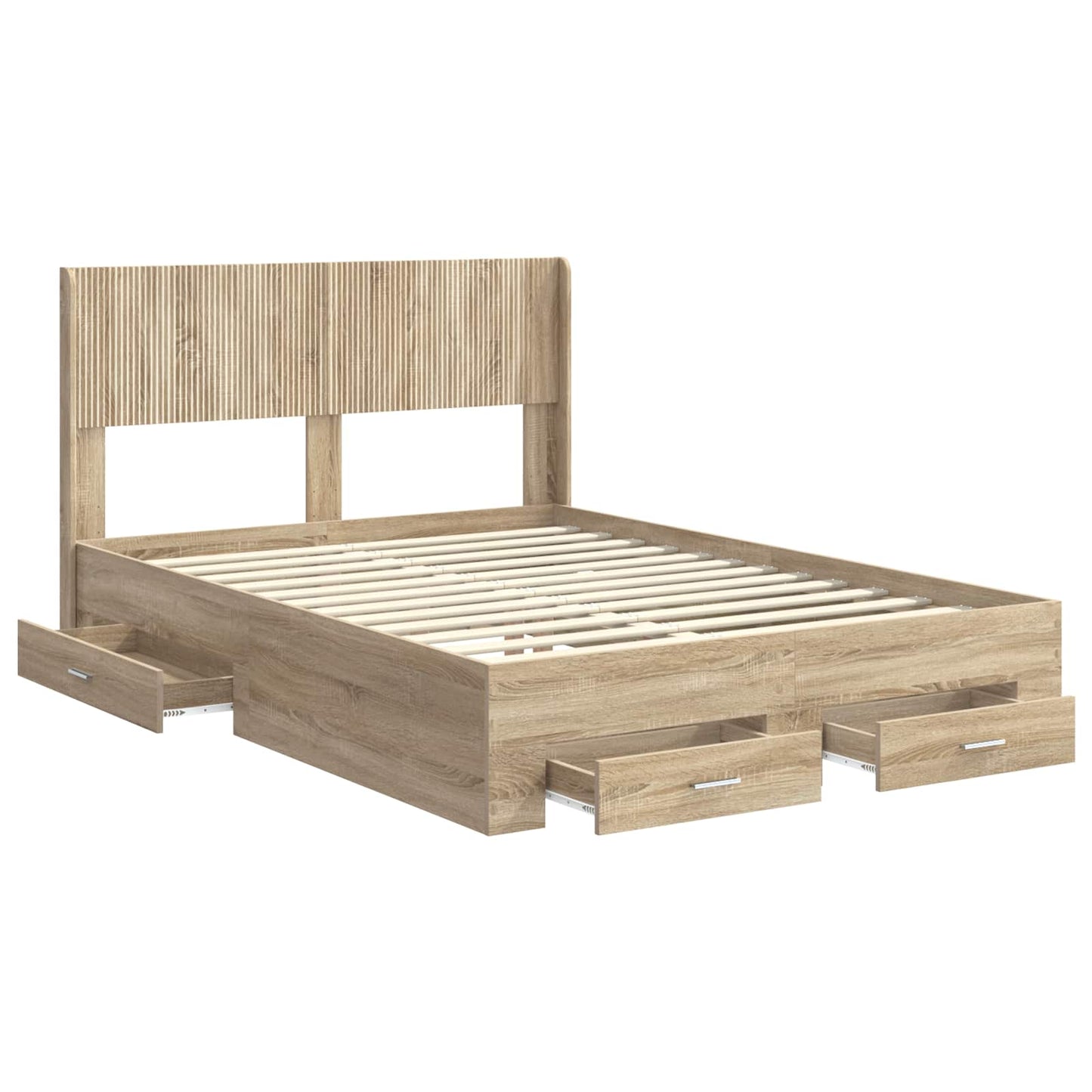 vidaXL Καλάθι με αποθήκη και κεφαλάρι Sonoma Δρυς 150 x 200 cm