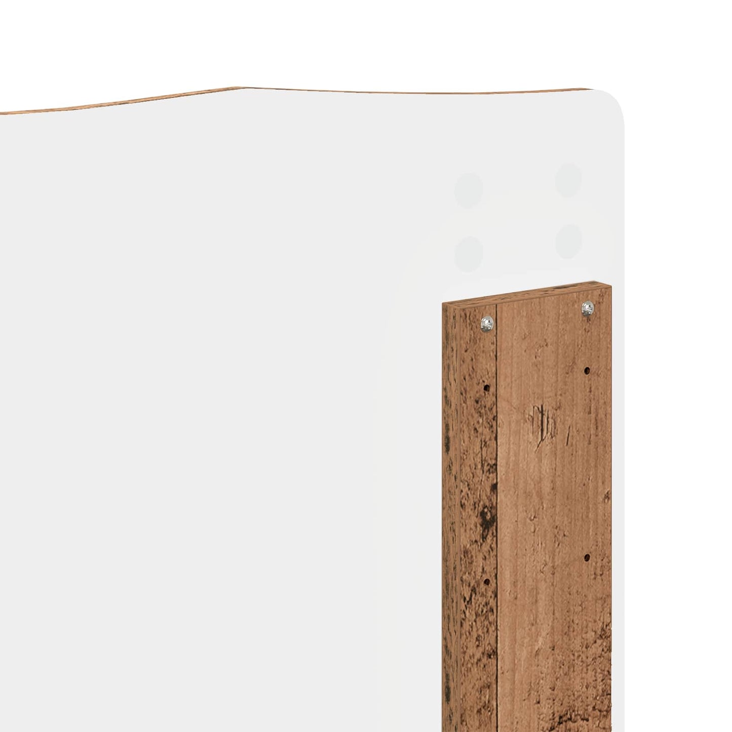 vidaXL Σκελετός Κρεβατιού Παλιό ξύλο 120 x 190 cm Στερεά ξυλεία πεύκου