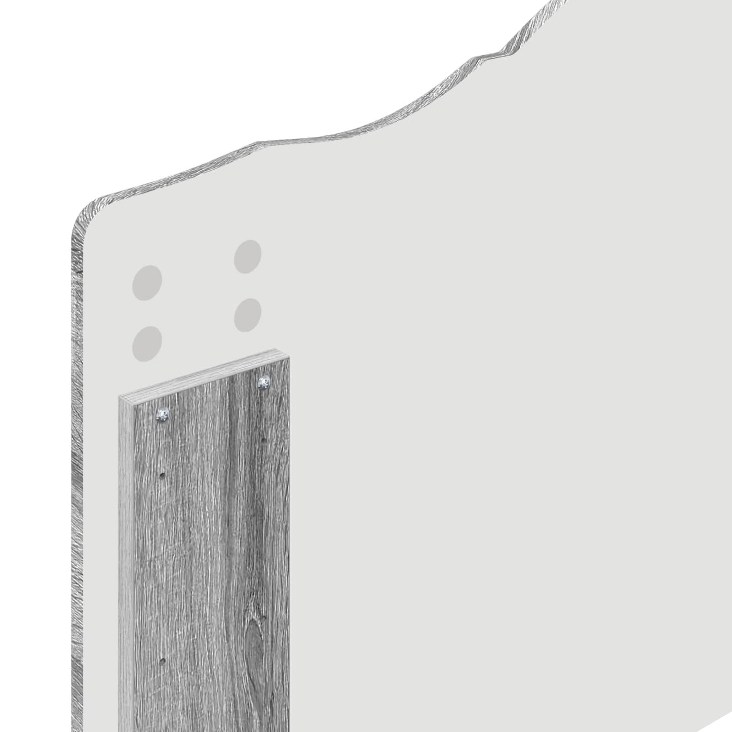 vidaXL Σκελετός Κρεβατιού Γκρι Sonoma 90 x 190 cm Στερεά ξυλεία πεύκου