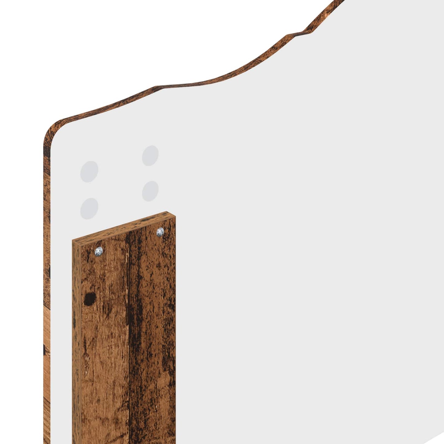 vidaXL Σκελετός Κρεβατιού Παλιό ξύλο 75 x 190 cm Στερεά ξυλεία πεύκου