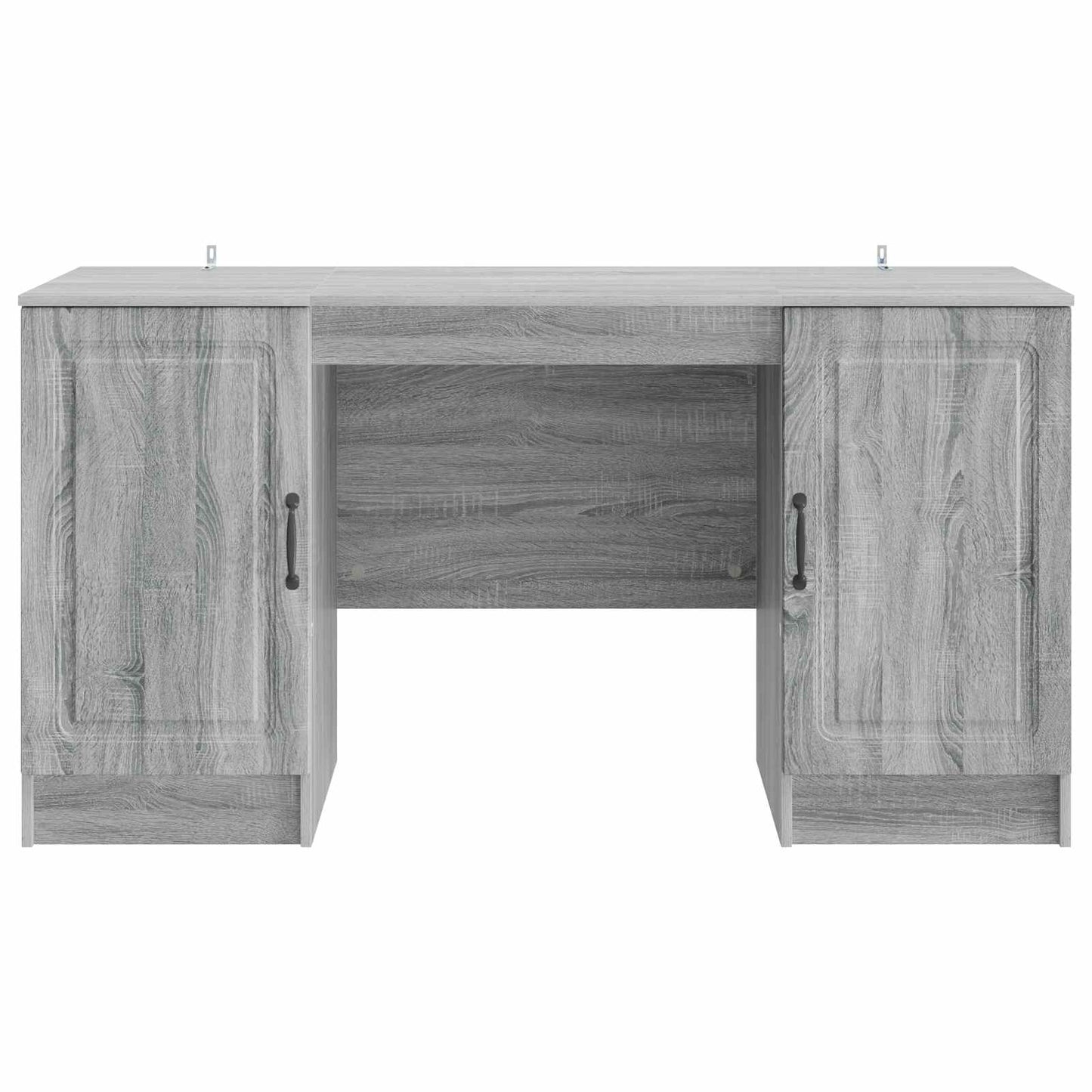 vidaXL Γραφείο Γκρι Sonoma 142,5 x 50 x 75 εκ. Επεξεργασμένο Ξύλο