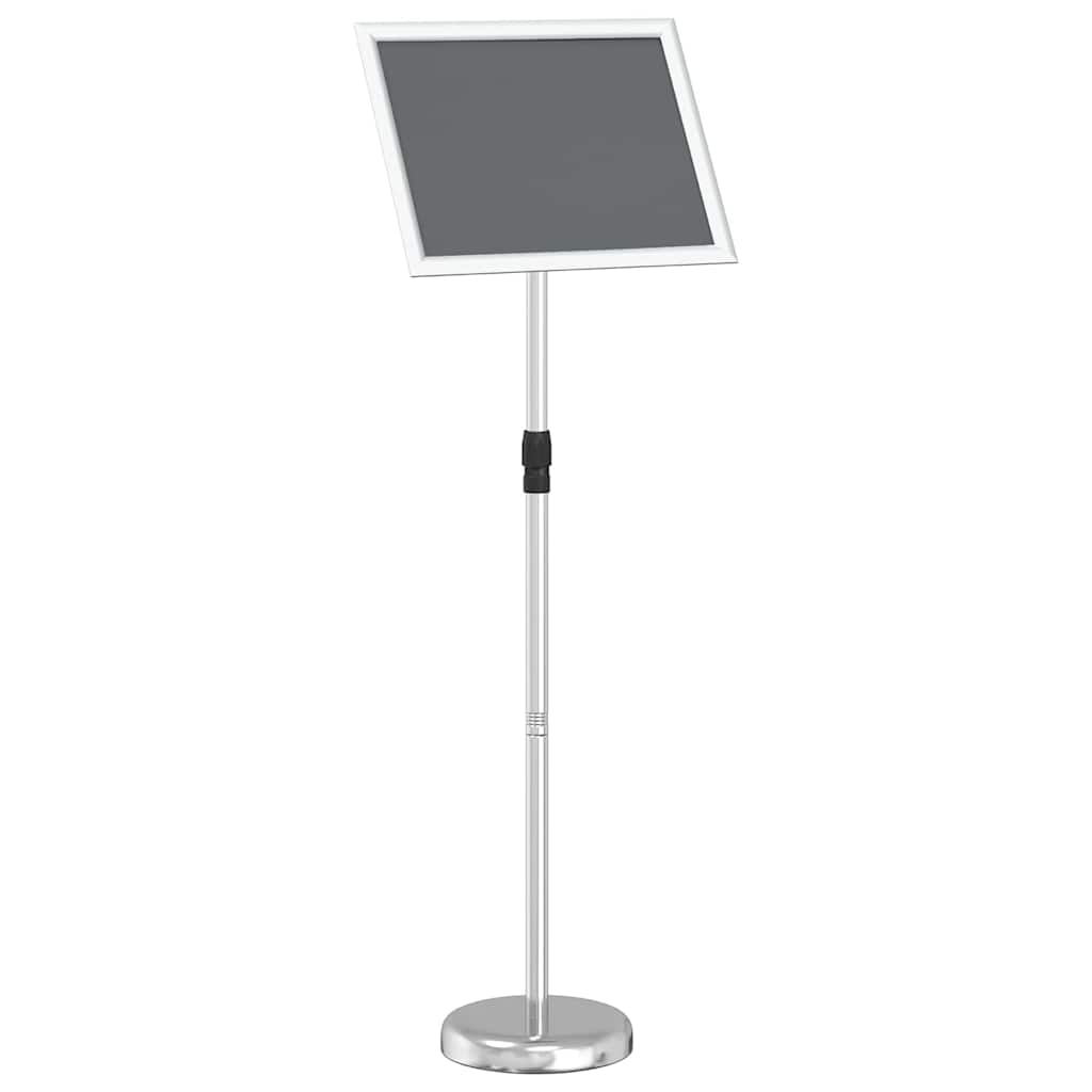 vidaXL Εκθεσιακές Οθόνες Ασημί 30 x 25 x 128 εκ Αλουμίνιο