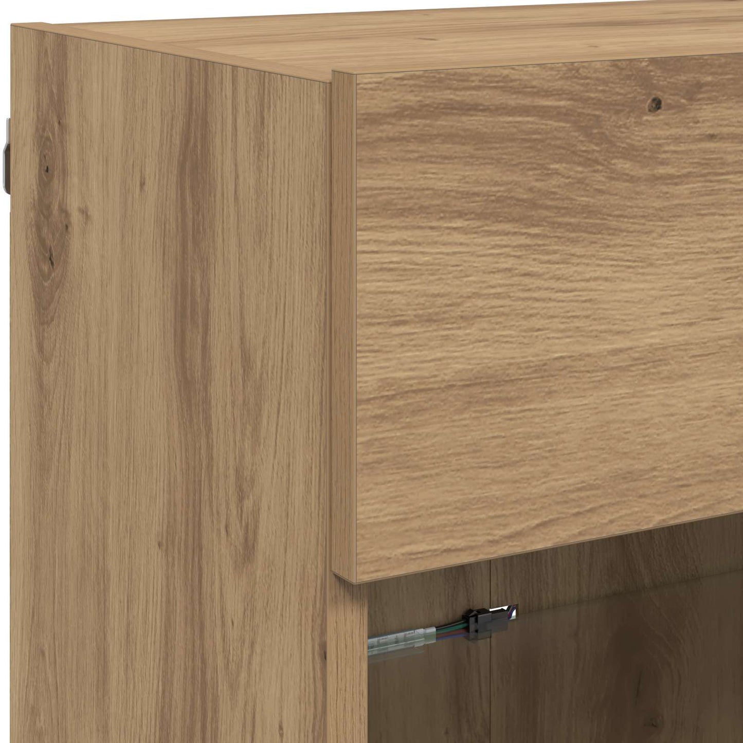 vidaXL Ντουλάπι Τηλεόρασης Τοίχου 98,5 x 30 x 60,5 εκ Artisan Oak