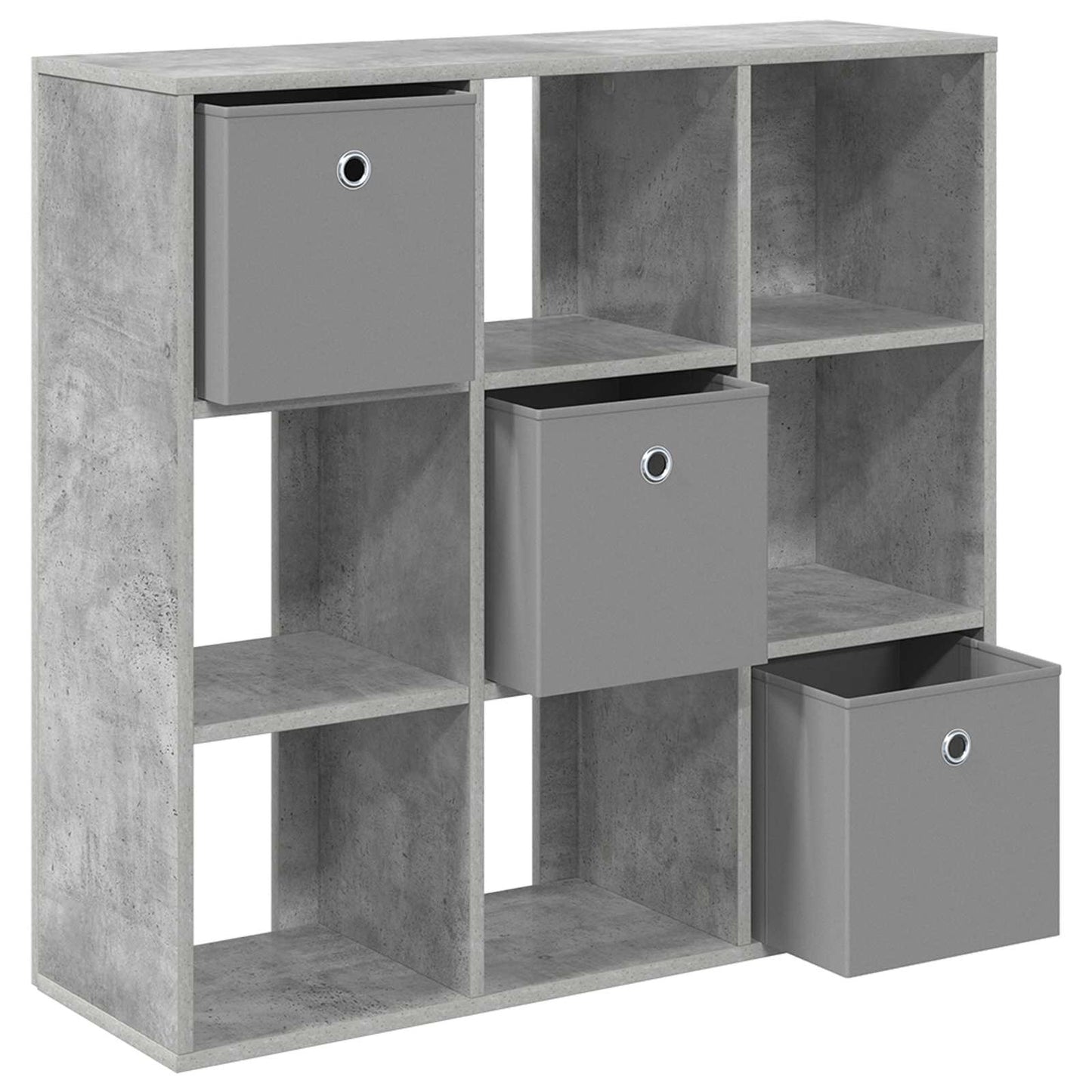 vidaXL Πλαϊνό γραφείο Σκυρόδεμα Γκρι 88,5 x 29 x 84,5 εκ.