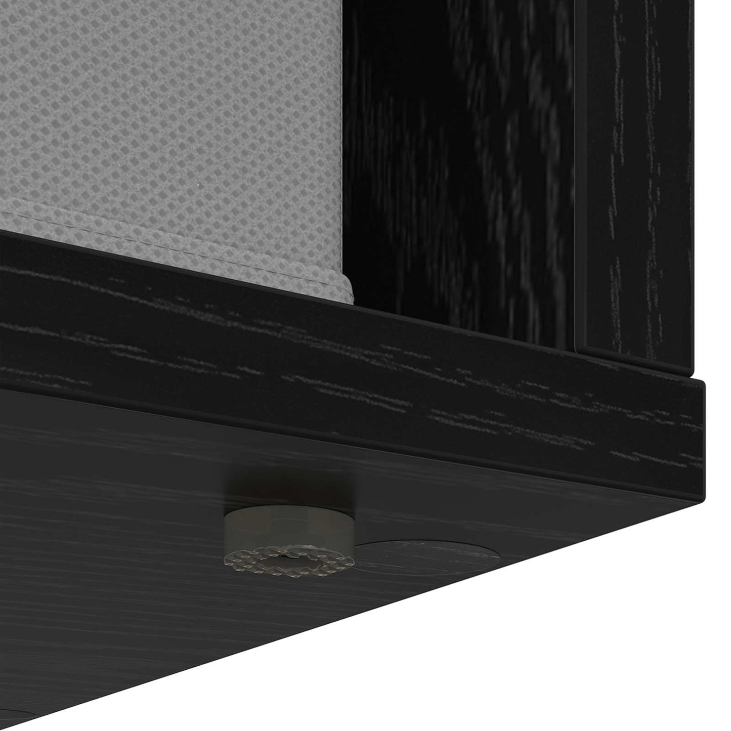 vidaXL Πλαϊνό γραφείο με συρτάρι Μαύρη Οξυά 68,5 x 32 x 67 εκ
