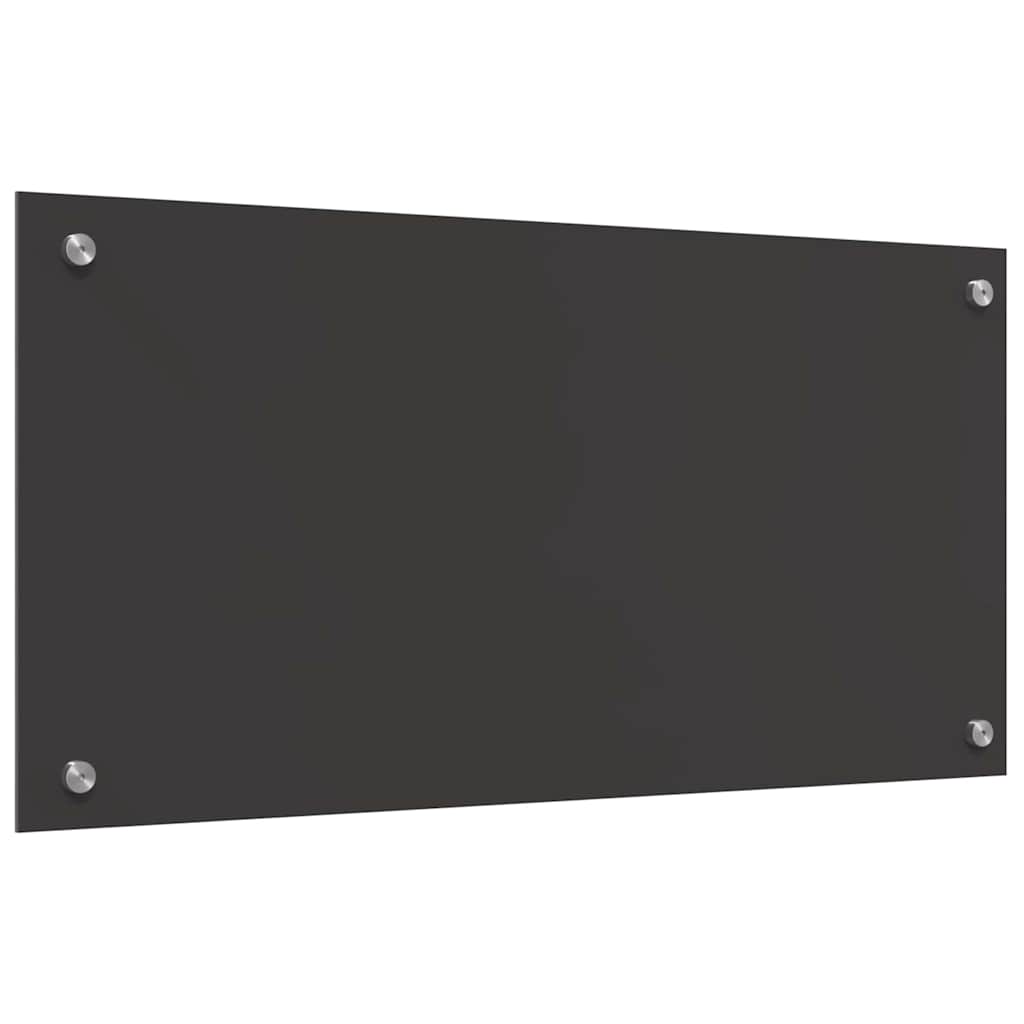 vidaXL Πίσω Πάνελ Κουζίνας 2 pcs Σκούρο Γκρι 80 x 40 cm