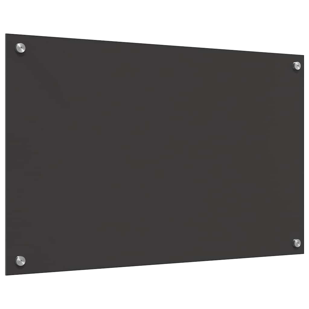 vidaXL Πίσω Πάνελ Κουζίνας 2 pcs Σκούρο Γκρι 80 x 50 cm