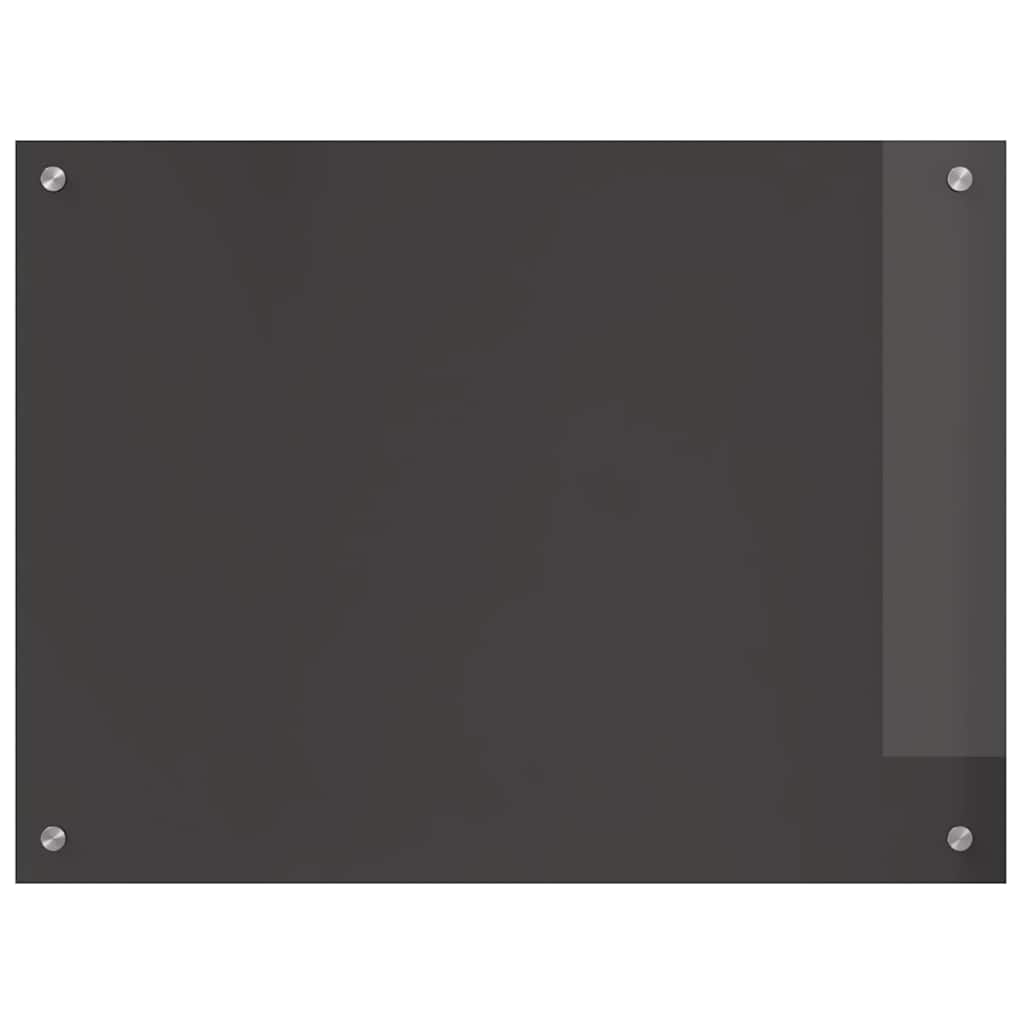 vidaXL Πίσω Πάνελ Κουζίνας 2 pcs Σκούρο Γκρι 80 x 60 cm