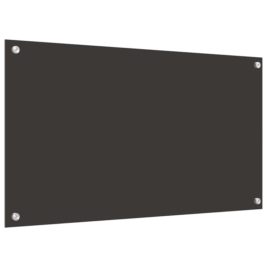 vidaXL Πίσω Πάνελ Κουζίνας 2 pcs Σκούρο Γκρι 90 x 50 cm
