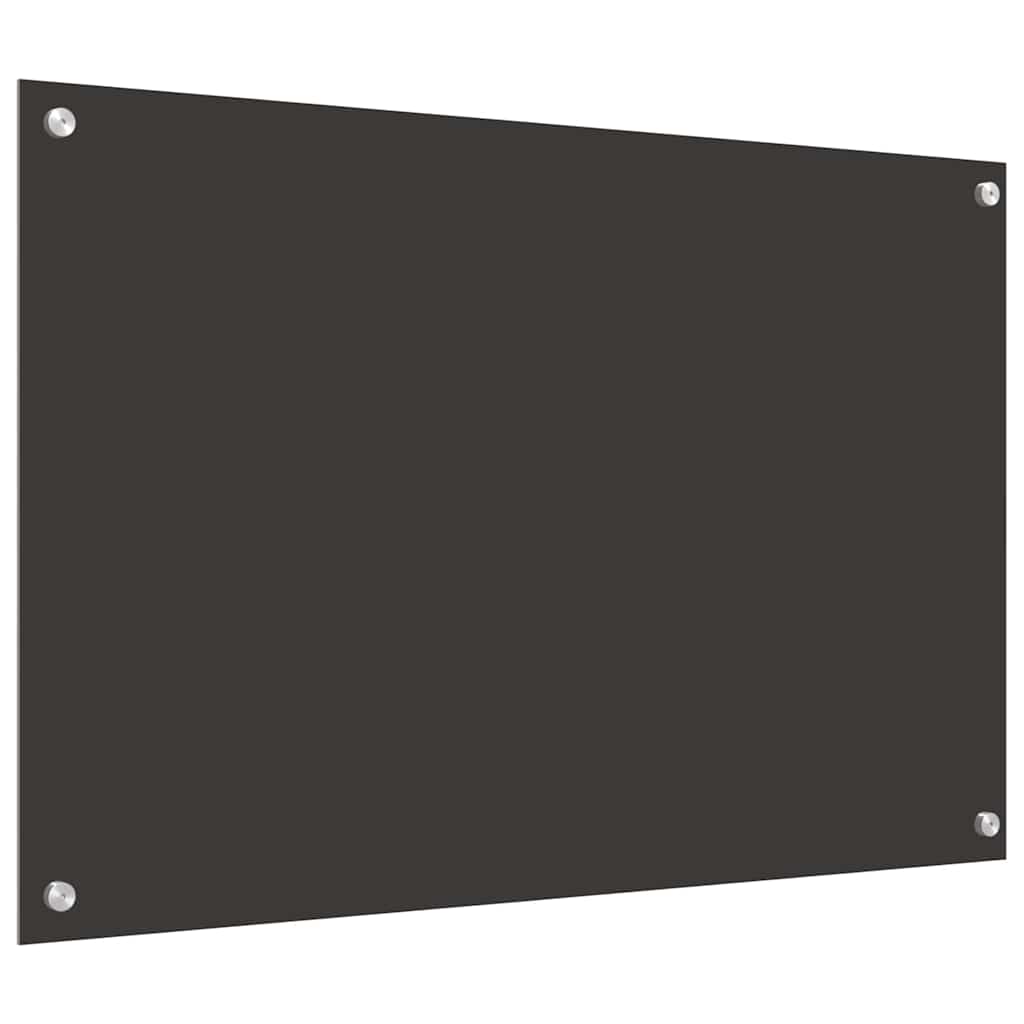 vidaXL Πίσω Πάνελ Κουζίνας 2 pcs Σκούρο Γκρι 90 x 60 cm