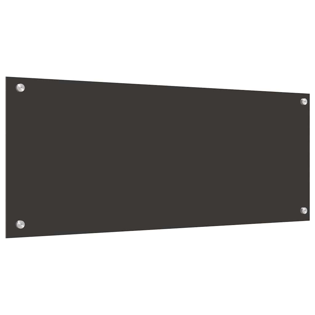 vidaXL Πίσω Πάνελ Κουζίνας 2 pcs Σκούρο Γκρι 100 x 40 cm