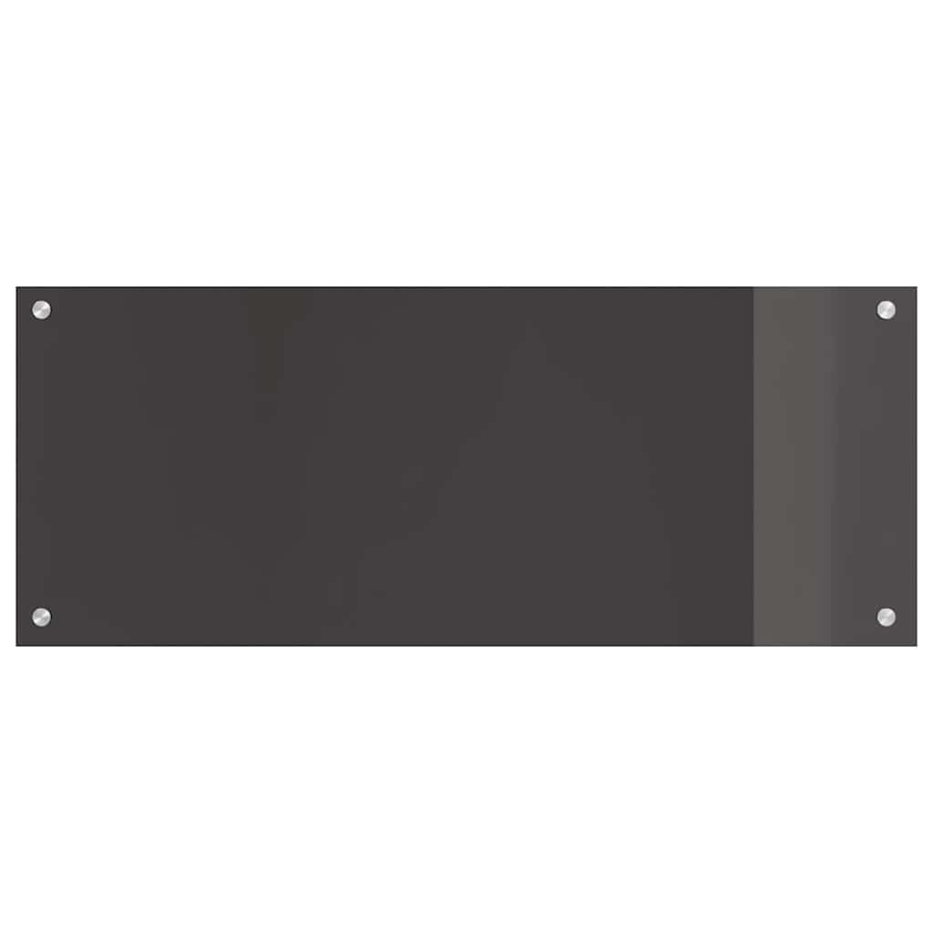vidaXL Πίσω Πάνελ Κουζίνας 2 pcs Σκούρο Γκρι 100 x 40 cm