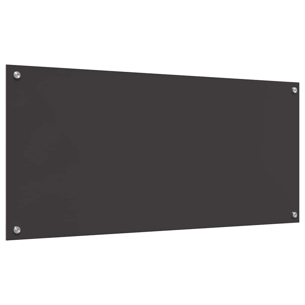 vidaXL Πίσω Πάνελ Κουζίνας 2 pcs Σκούρο Γκρι 110 x 50 cm