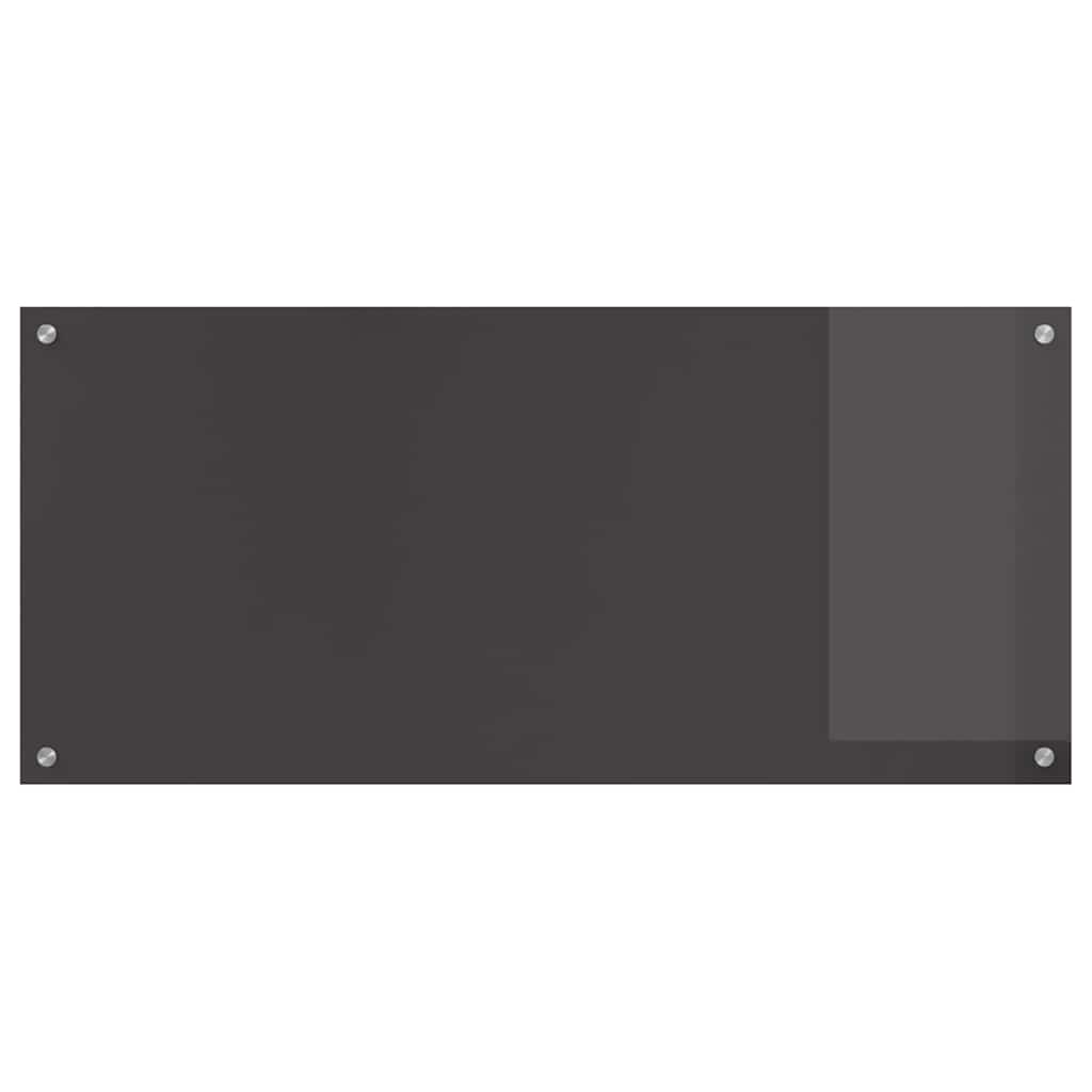 vidaXL Πίσω Πάνελ Κουζίνας 2 pcs Σκούρο Γκρι 110 x 50 cm