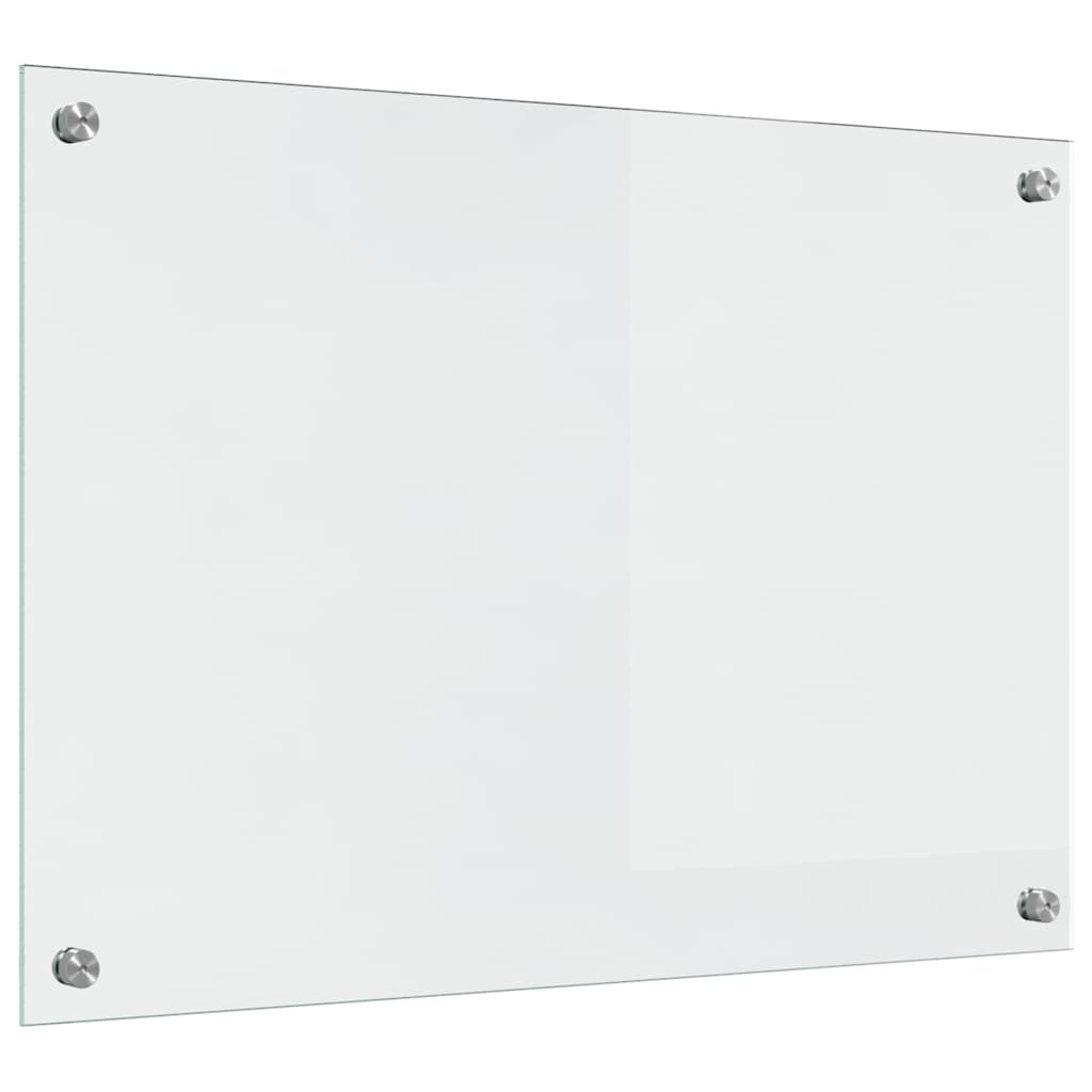 vidaXL Πίσω Πάνελ Κουζίνας Διαφανές 70 x 50 x 0.8 εκ σκληρυμένο γυαλί