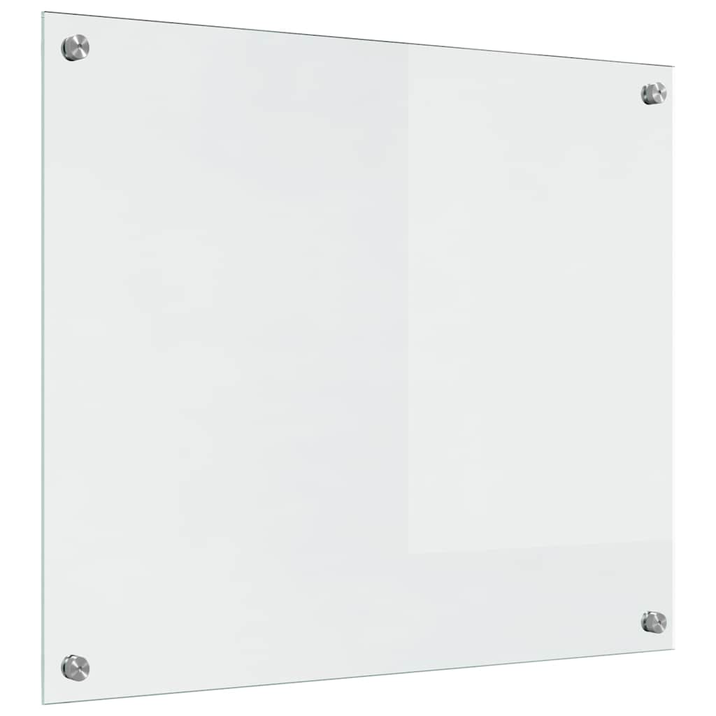 vidaXL Πίσω Πάνελ Κουζίνας Διαφανές 70 x 60 x 0.8 εκ σκληρυμένο γυαλί