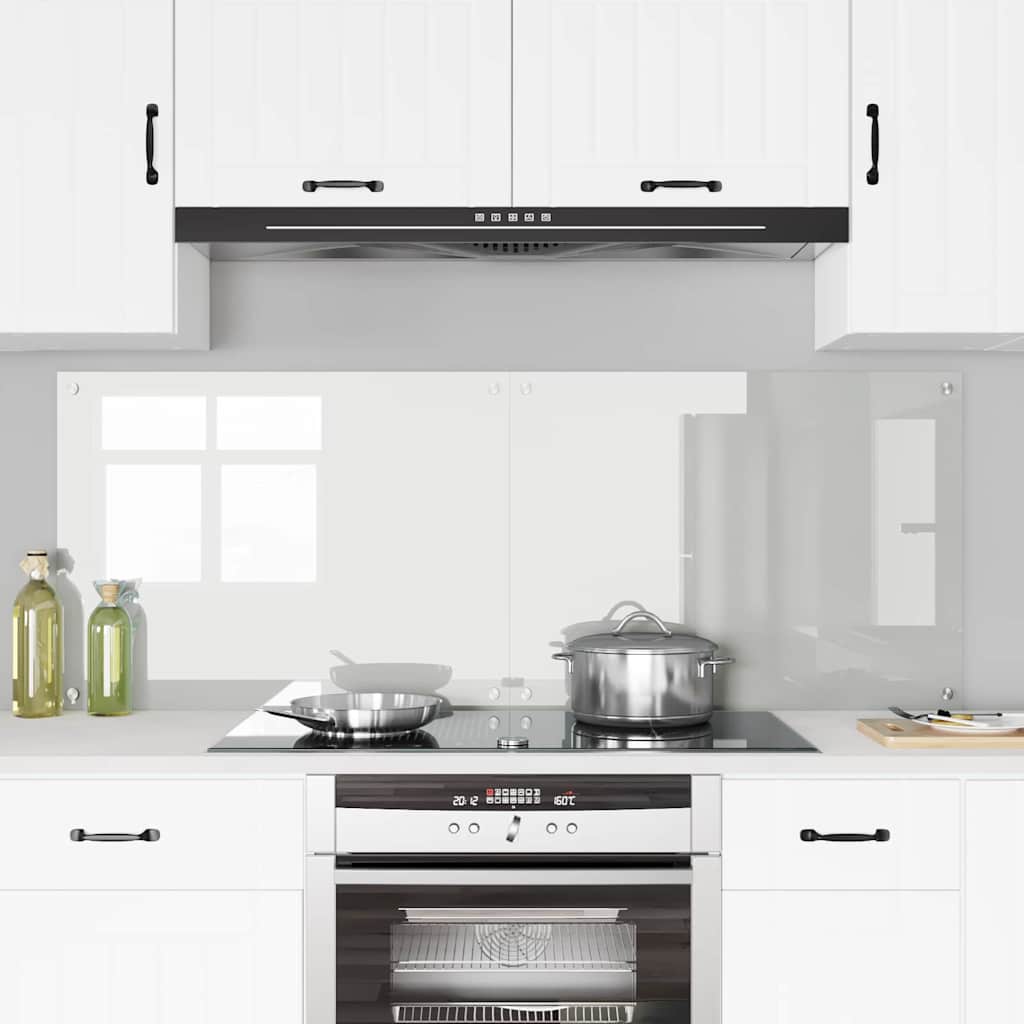 vidaXL Πίσω Πάνελ Κουζίνας Διαφανές 80 x 60 x 0.8 εκ σκληρυμένο γυαλί