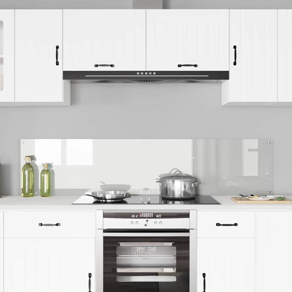 vidaXL Πίσω Πάνελ Κουζίνας Διαφανές 90 x 40 x 0.8 εκ σκληρυμένο γυαλί