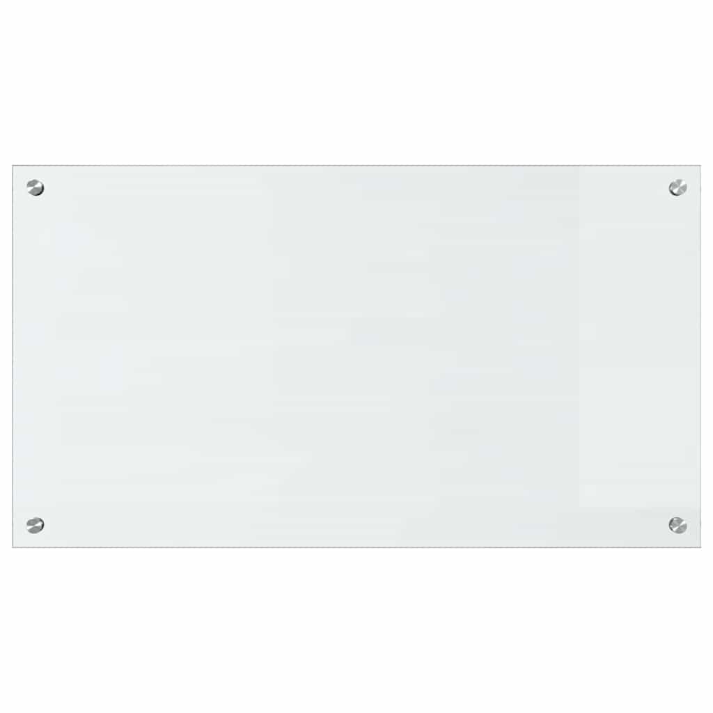vidaXL Πίσω Πάνελ Κουζίνας Διαφανές 90 x 50 x 0.8 εκ σκληρυμένο γυαλί