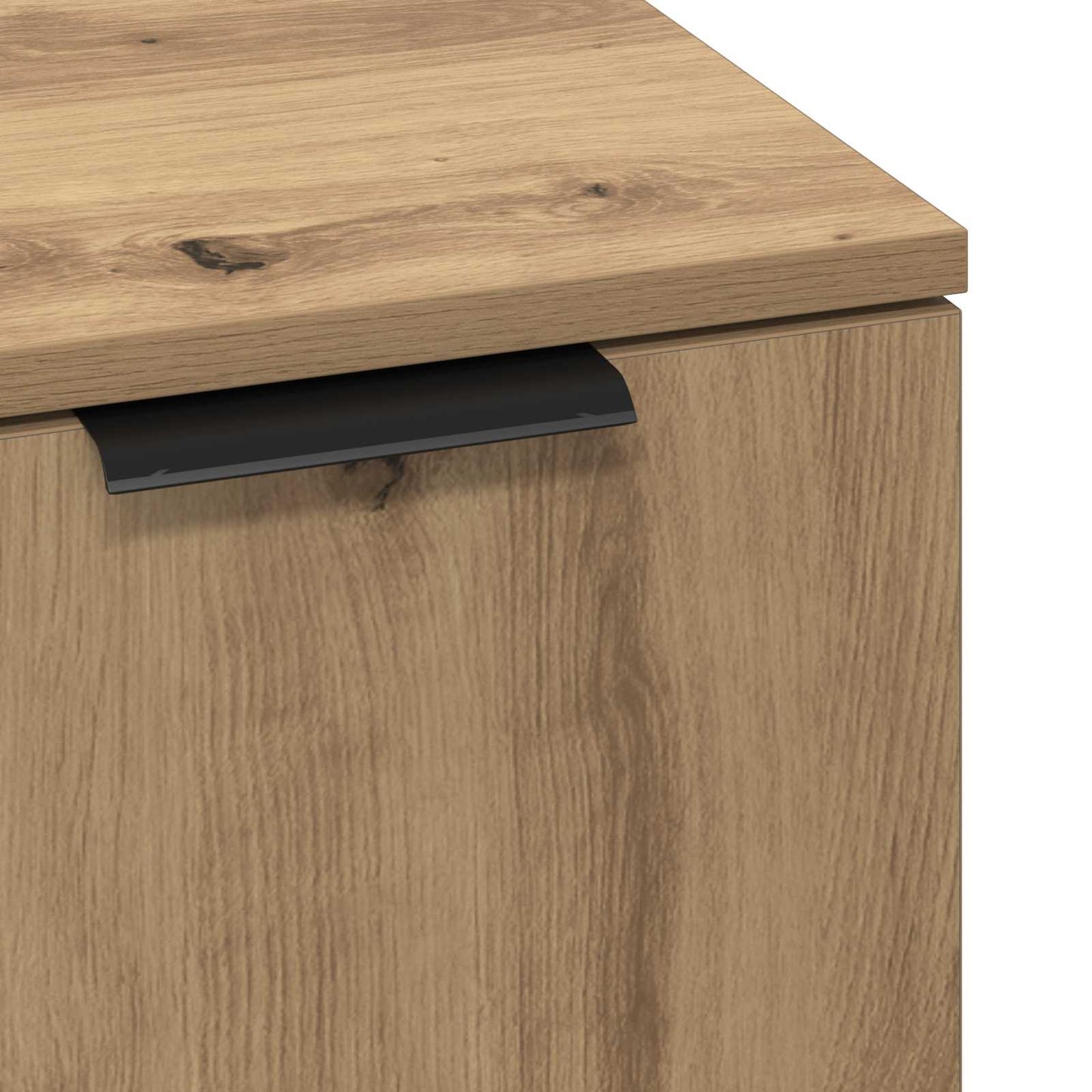 vidaXL Πλαϊνό γραφείο με συρτάρι 3 pcs Artisan Oak Επεξεργασμένο ξύλο