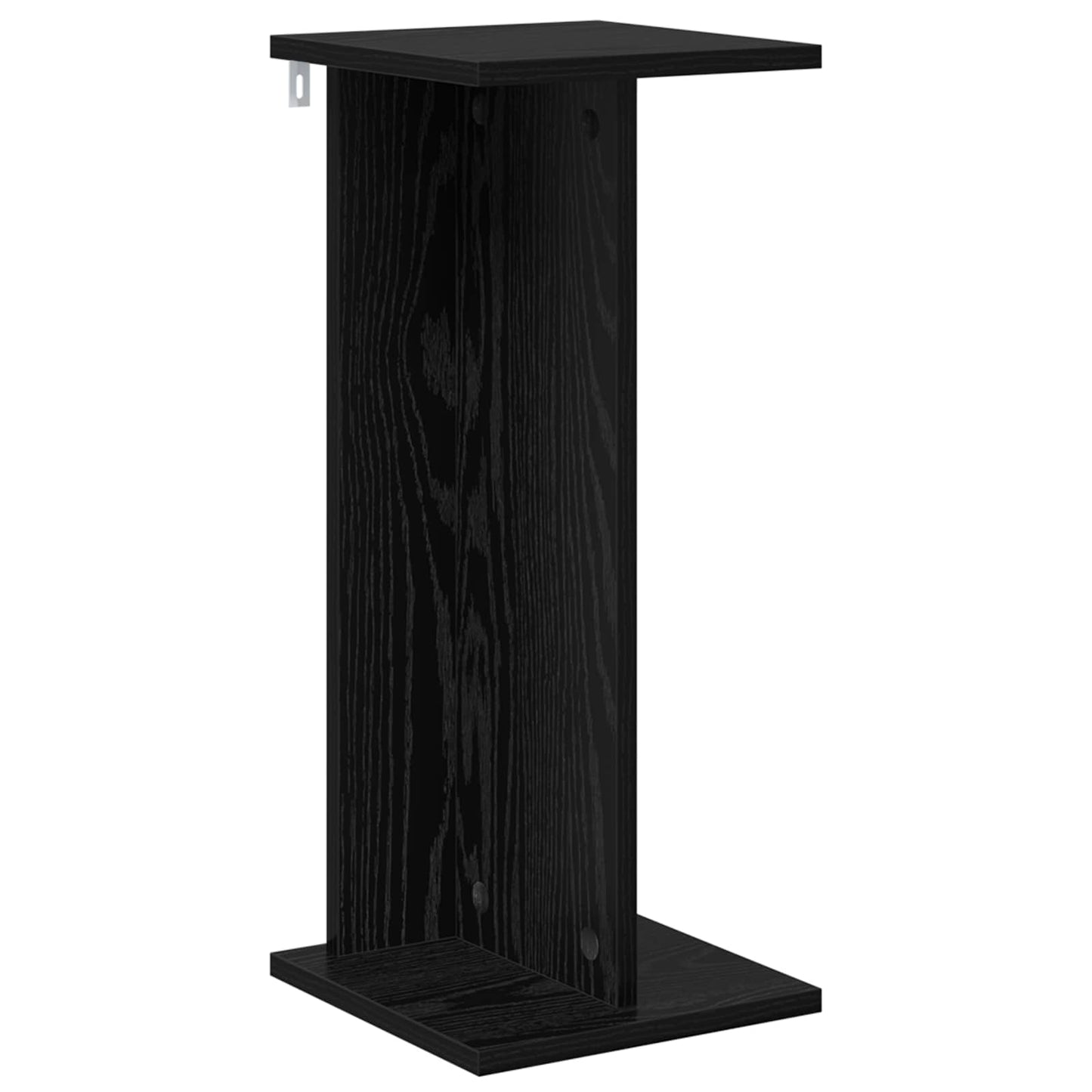 vidaXL Βάση φυτών 2 τεμ. Μαύρη Δρυς 25 x 25,5 x 60,5 εκ.