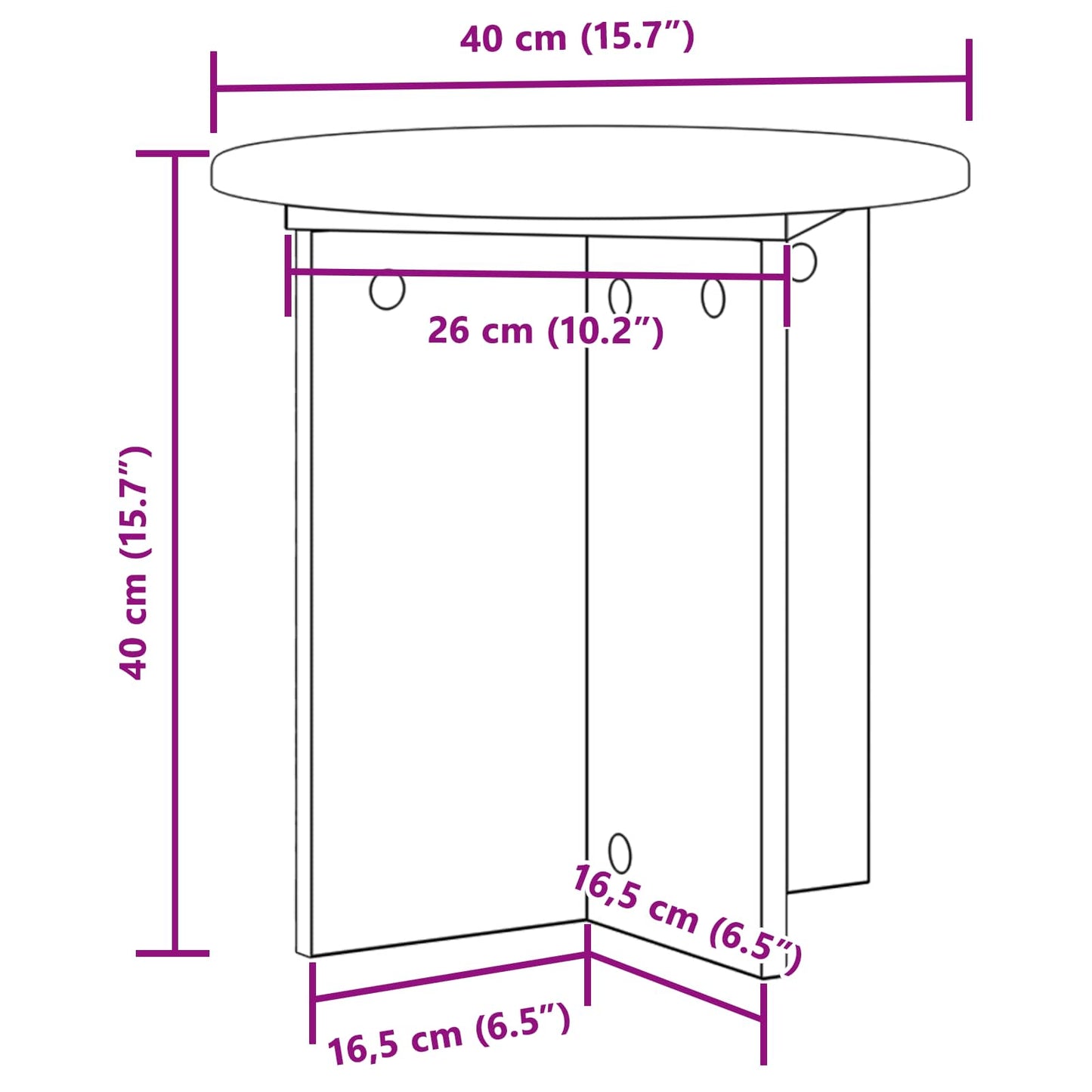 vidaXL Βάση φυτών 2 pcs Γκρι Sonoma 40 x 40 x 40 cm Επεξεργασμένο Ξύλο