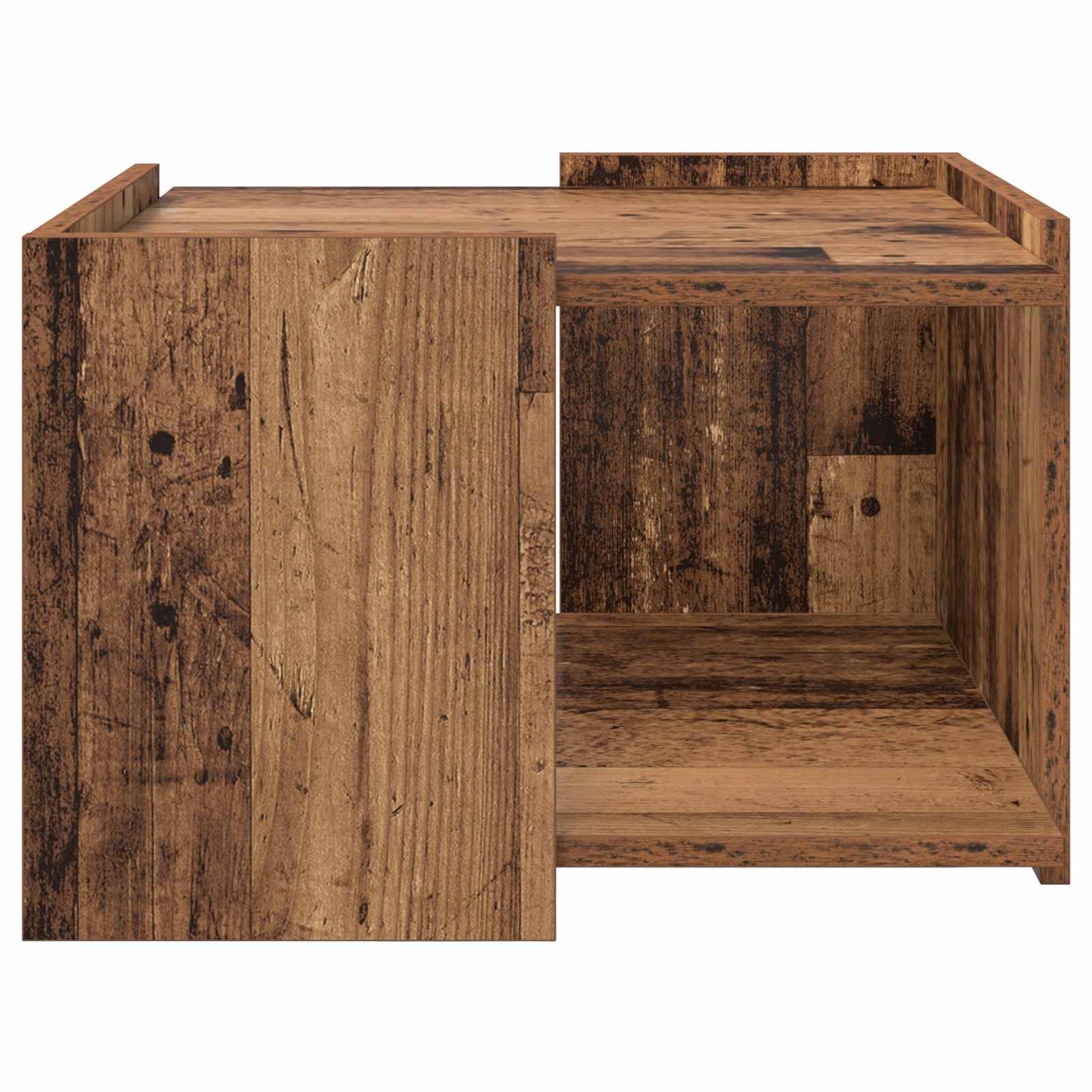 vidaXL Τραπεζάκι σαλονιού Παλαιωμένο ξύλο 50,5 x 50 x 33 εκ.
