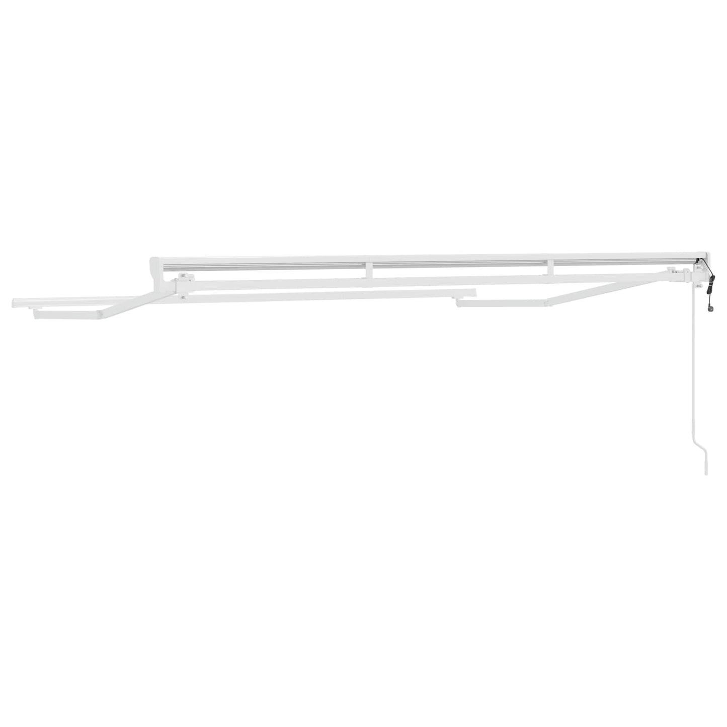 vidaXL Electric Awning Frame 3,5 x 2,5 m Λευκό