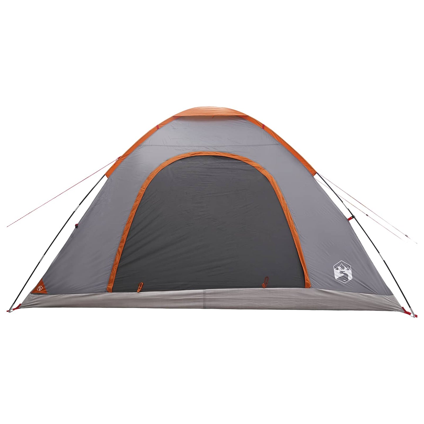 vidaXL Σκηνή Camping 6 ατόμων Γκρι και Πορτοκαλί