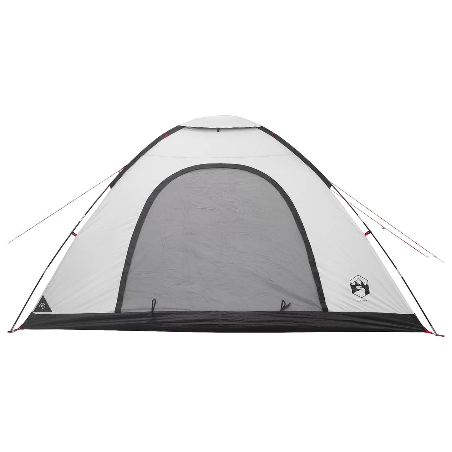 vidaXL Σκηνή Camping 6 ατόμων Λευκό Μαύρο