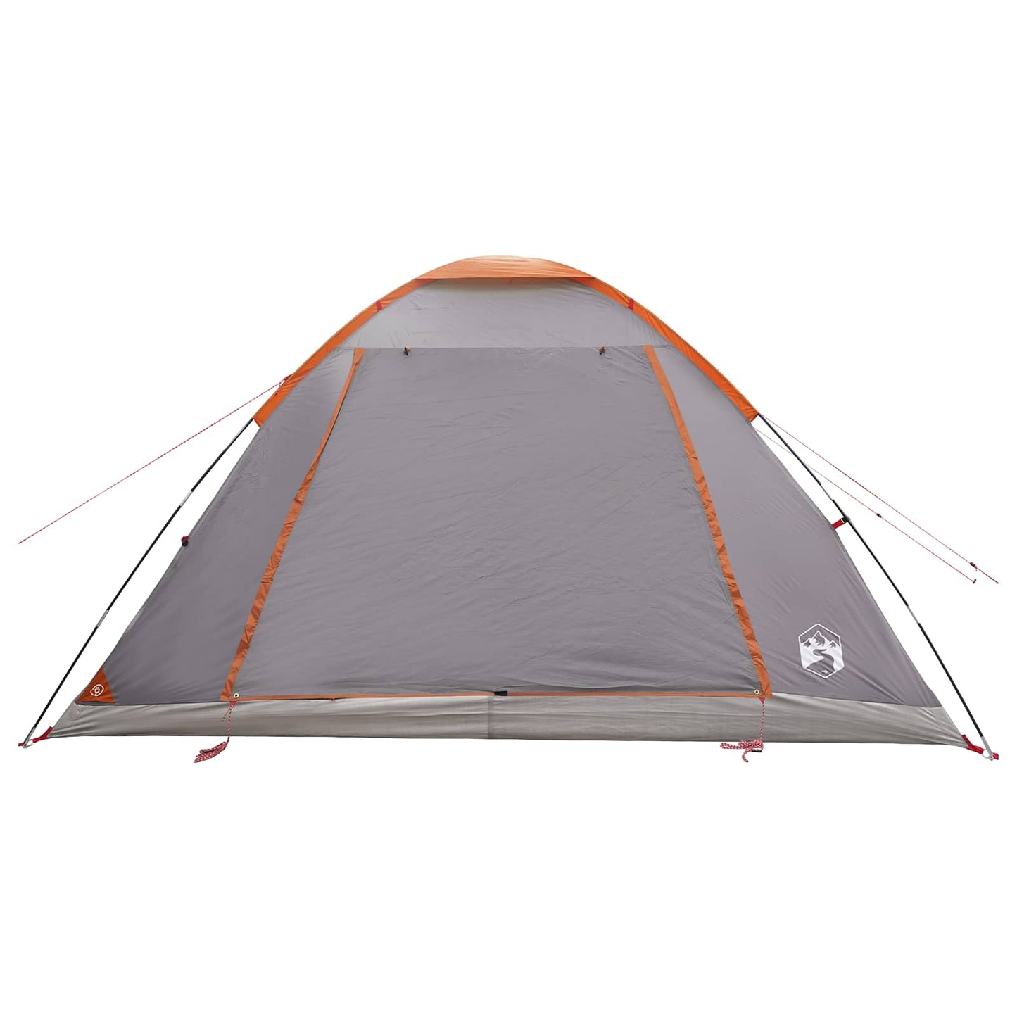 vidaXL Σκηνή Camping 6 ατόμων Γκρι και Πορτοκαλί