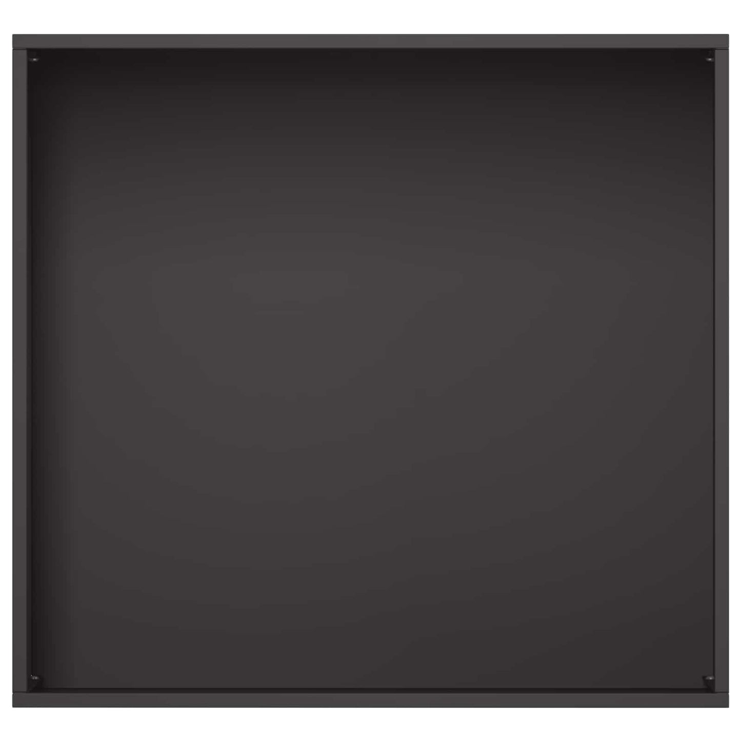 vidaXL Γλάστρα Κήπου Μαύρο 50 x 50 x 75 cm Ψυχρής έλασης χάλυβας